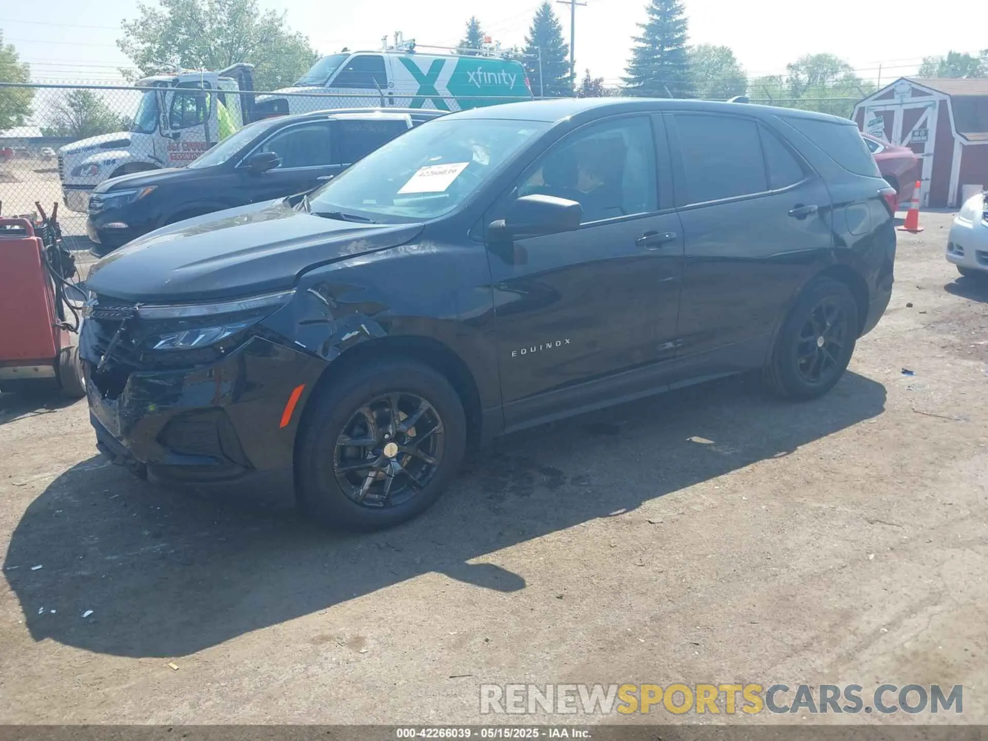 2 Photograph of a damaged car 3GNAXHEGXRL305176 CHEVROLET EQUINOX 2024