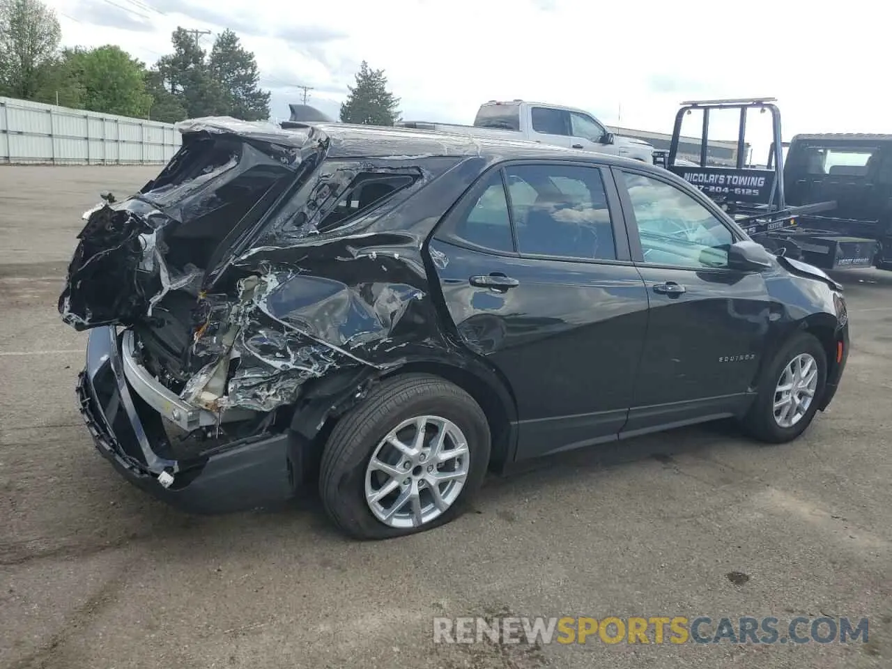 3 Photograph of a damaged car 3GNAXHEGXRL366401 CHEVROLET EQUINOX 2024