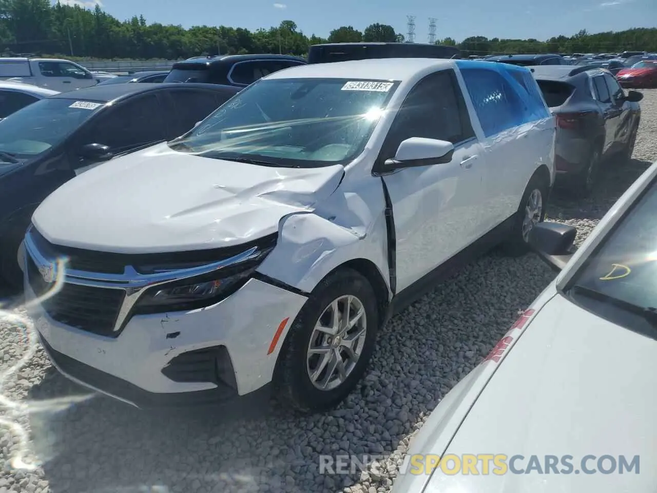 1 Photograph of a damaged car 3GNAXJEG2RL183520 CHEVROLET EQUINOX 2024