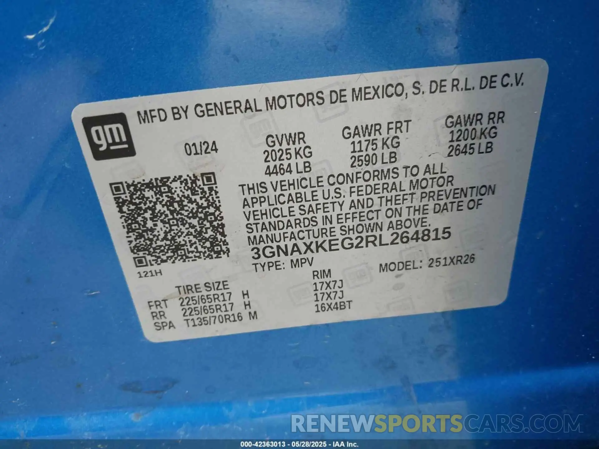 9 Photograph of a damaged car 3GNAXKEG2RL264815 CHEVROLET EQUINOX 2024