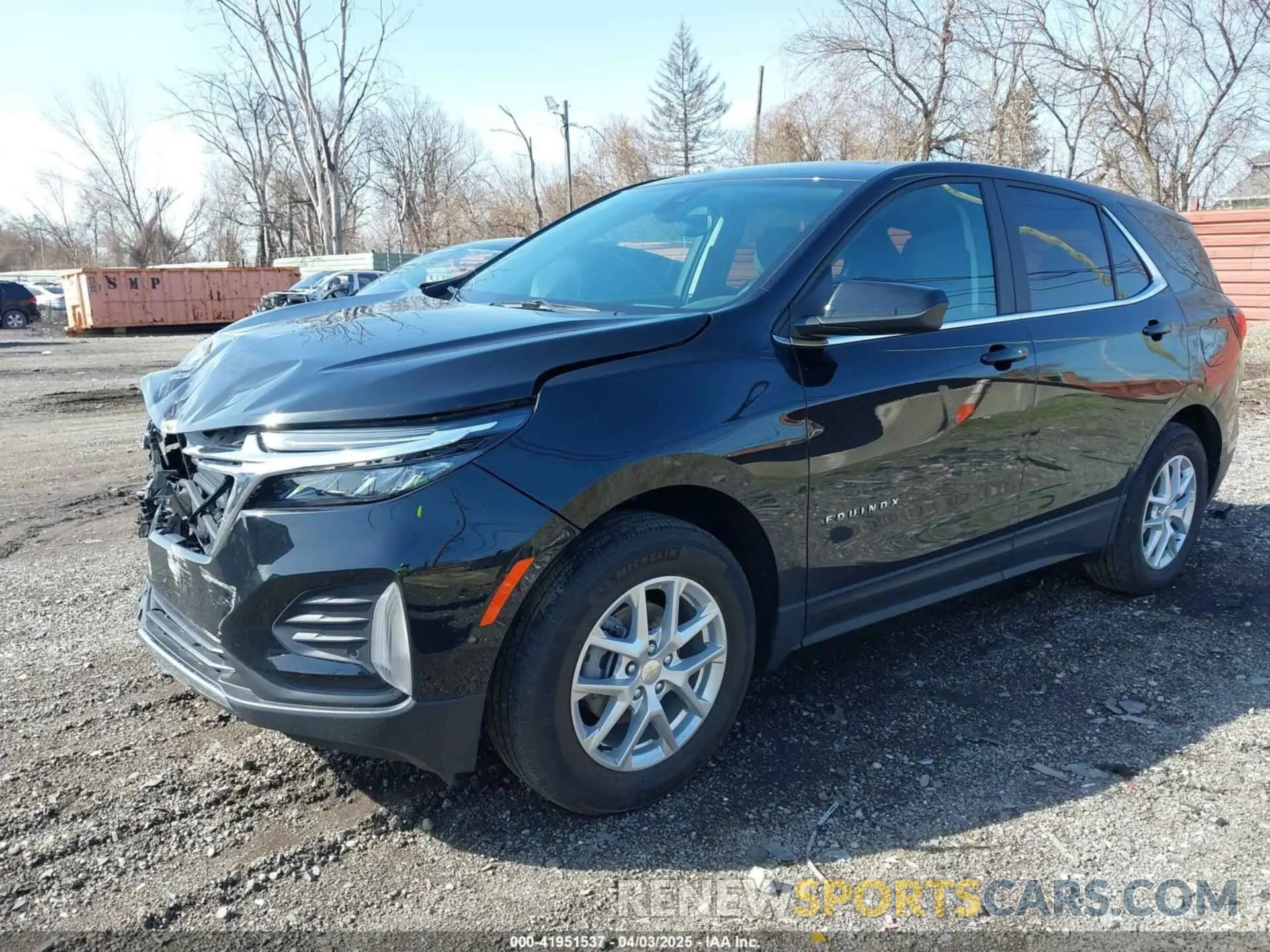 2 Photograph of a damaged car 3GNAXKEG2RL305850 CHEVROLET EQUINOX 2024