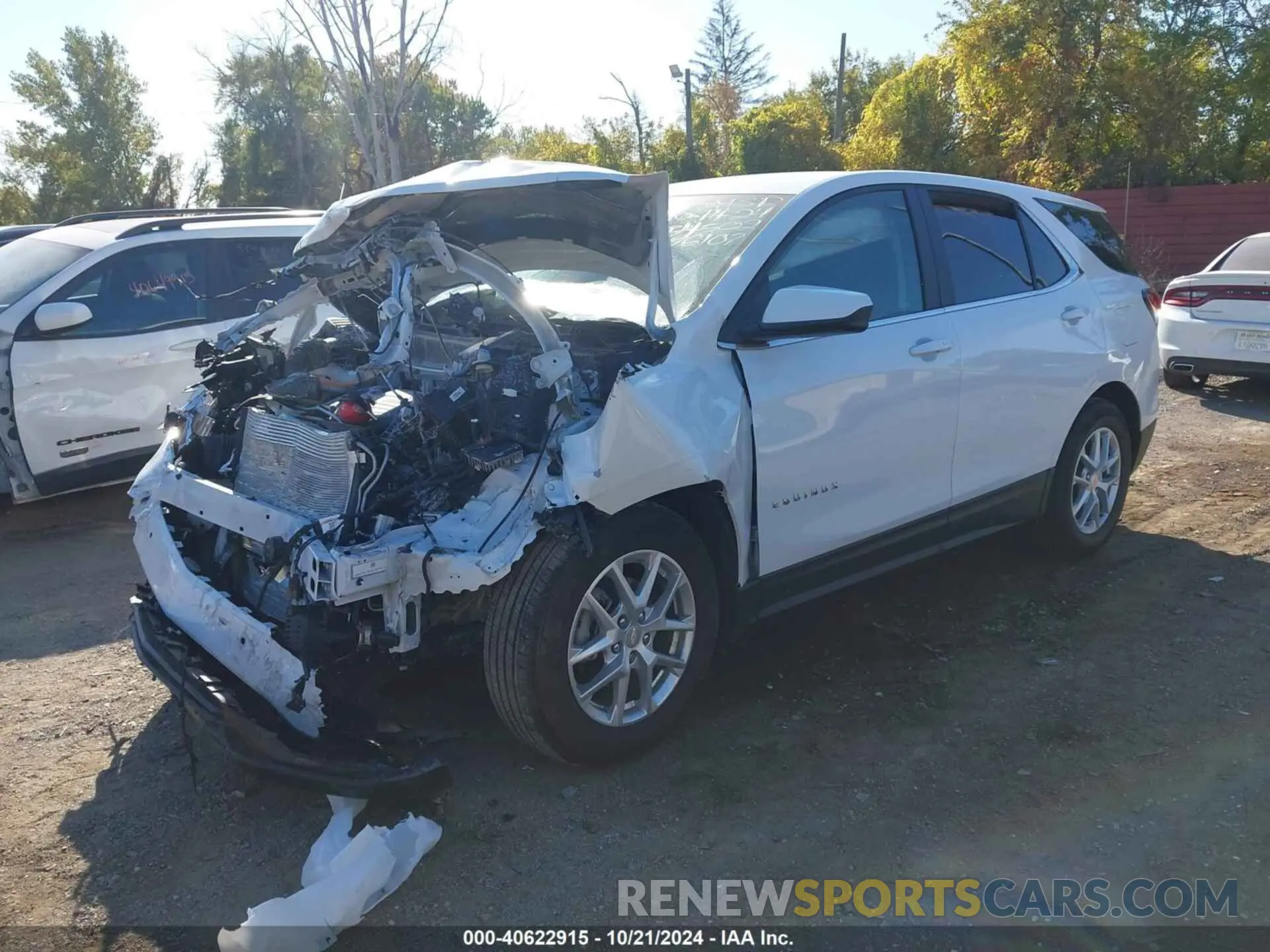 2 Photograph of a damaged car 3GNAXKEG4RL354502 CHEVROLET EQUINOX 2024