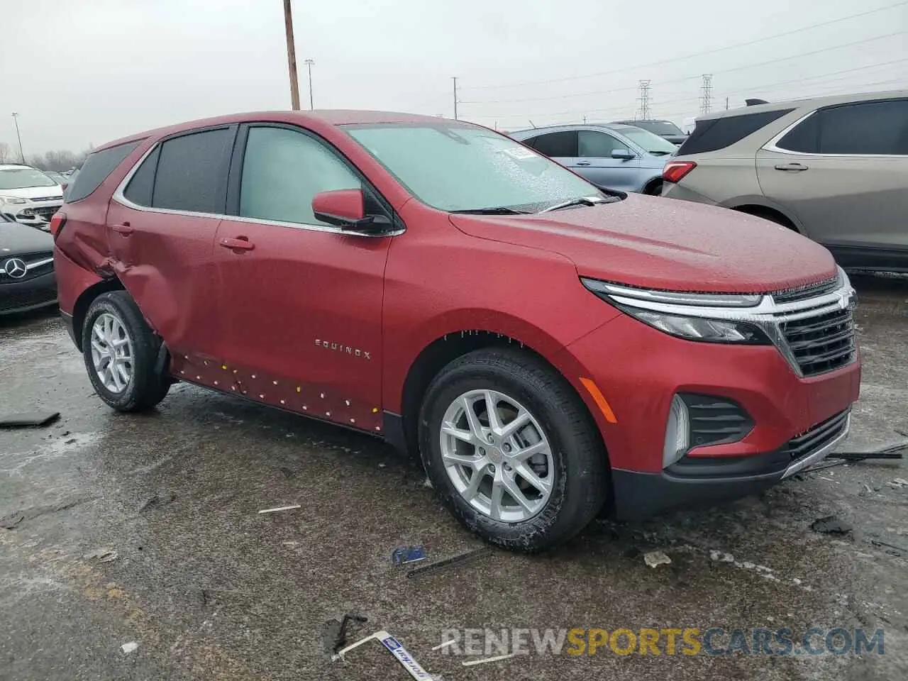 4 Photograph of a damaged car 3GNAXKEG4RS100777 CHEVROLET EQUINOX 2024