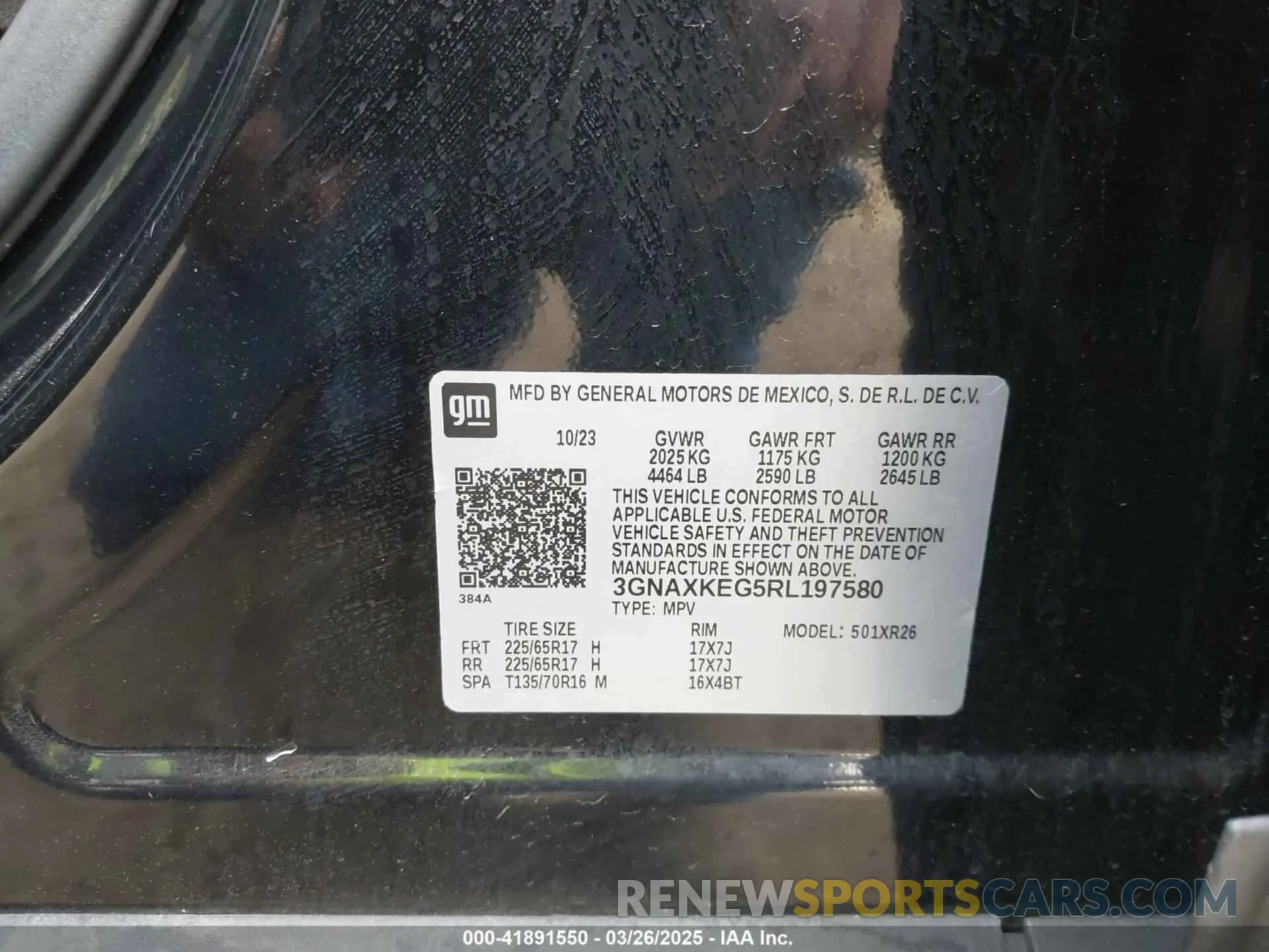 9 Photograph of a damaged car 3GNAXKEG5RL197580 CHEVROLET EQUINOX 2024