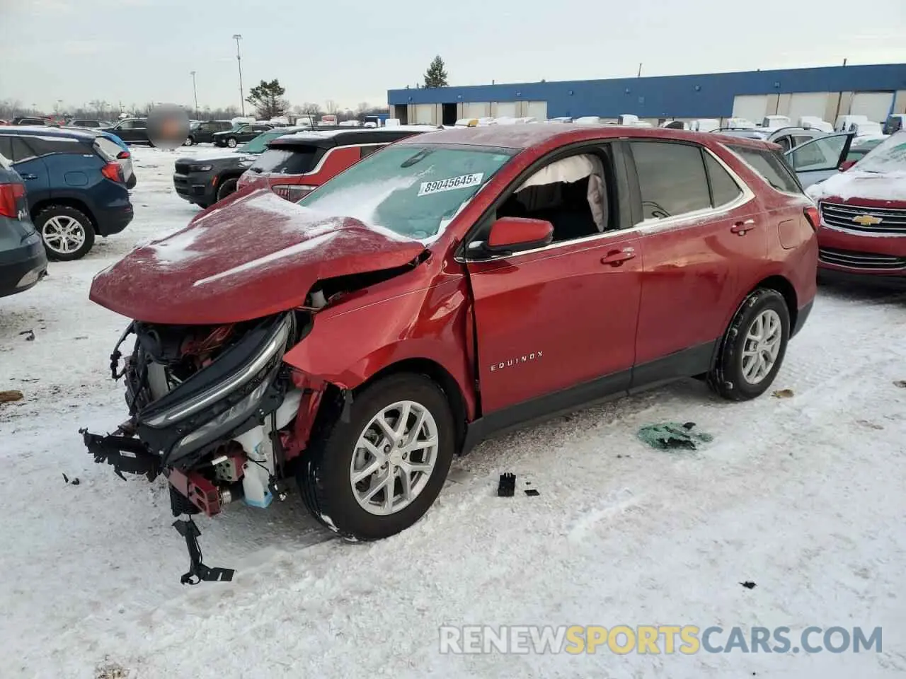 1 Photograph of a damaged car 3GNAXKEG5RS107639 CHEVROLET EQUINOX 2024