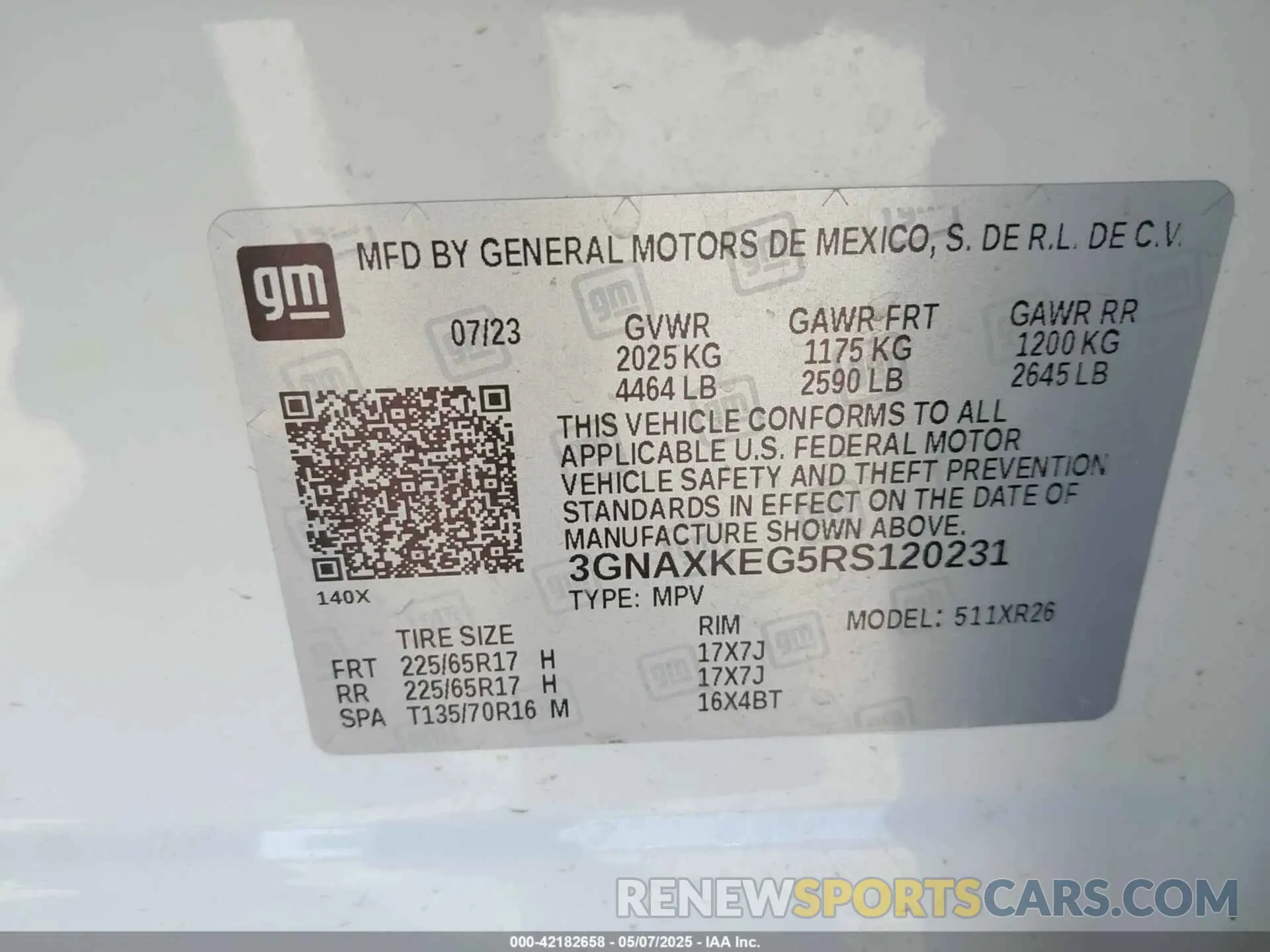 9 Photograph of a damaged car 3GNAXKEG5RS120231 CHEVROLET EQUINOX 2024