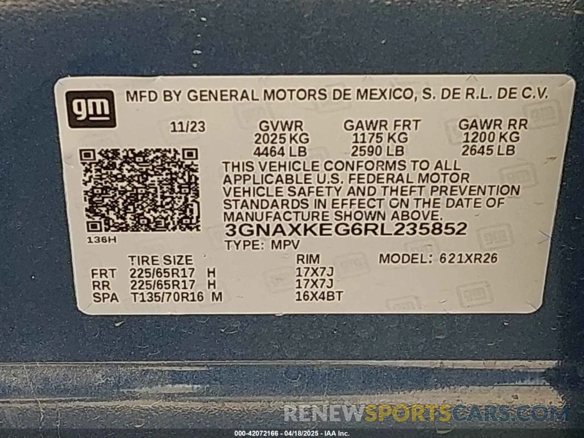 9 Photograph of a damaged car 3GNAXKEG6RL235852 CHEVROLET EQUINOX 2024