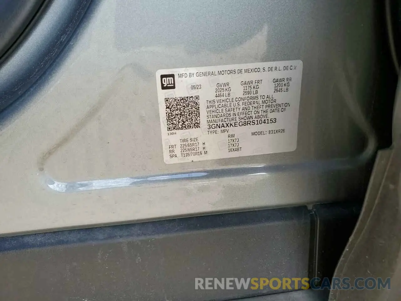 13 Photograph of a damaged car 3GNAXKEG8RS104153 CHEVROLET EQUINOX 2024