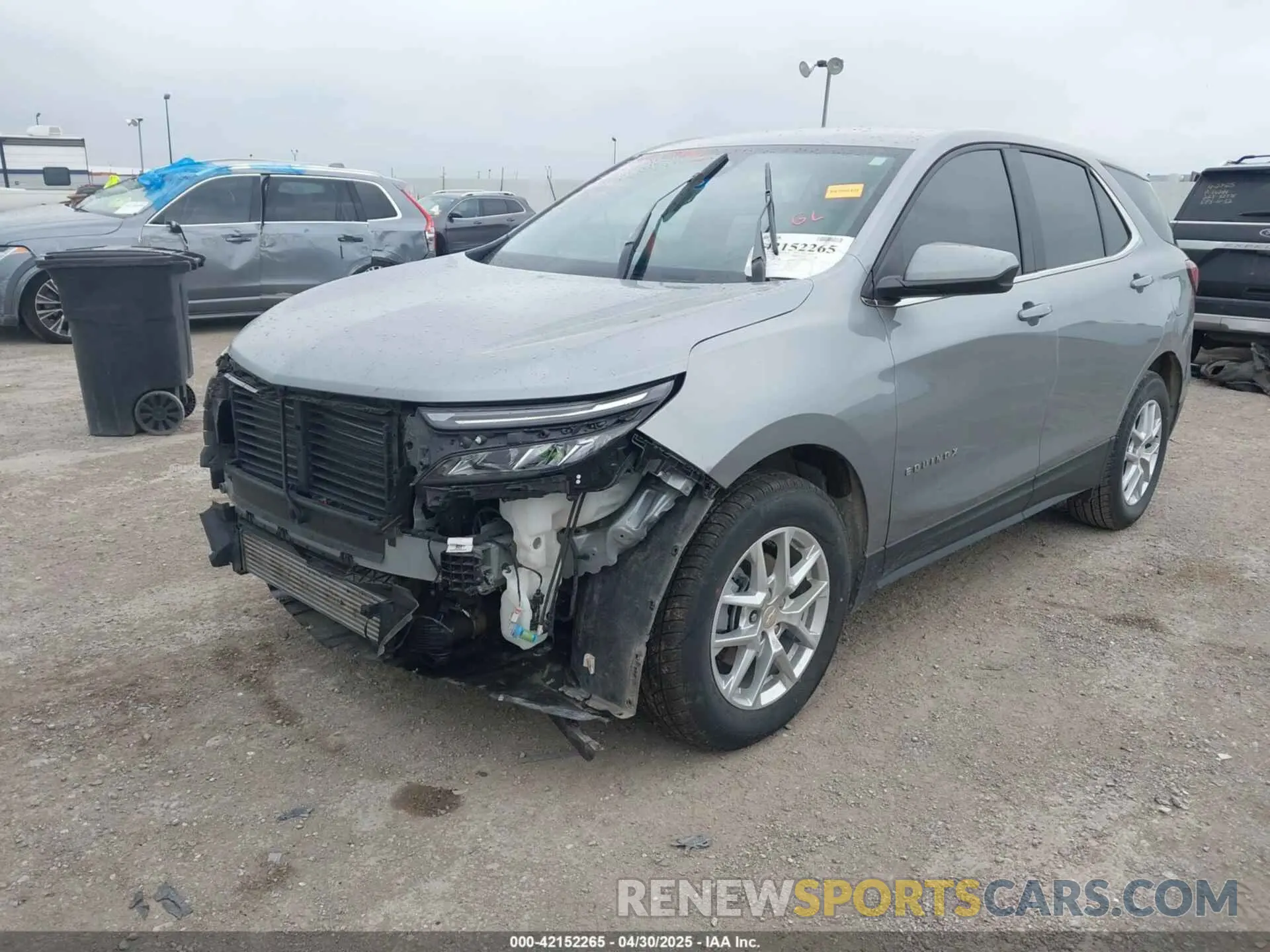 2 Photograph of a damaged car 3GNAXKEG8RS157449 CHEVROLET EQUINOX 2024