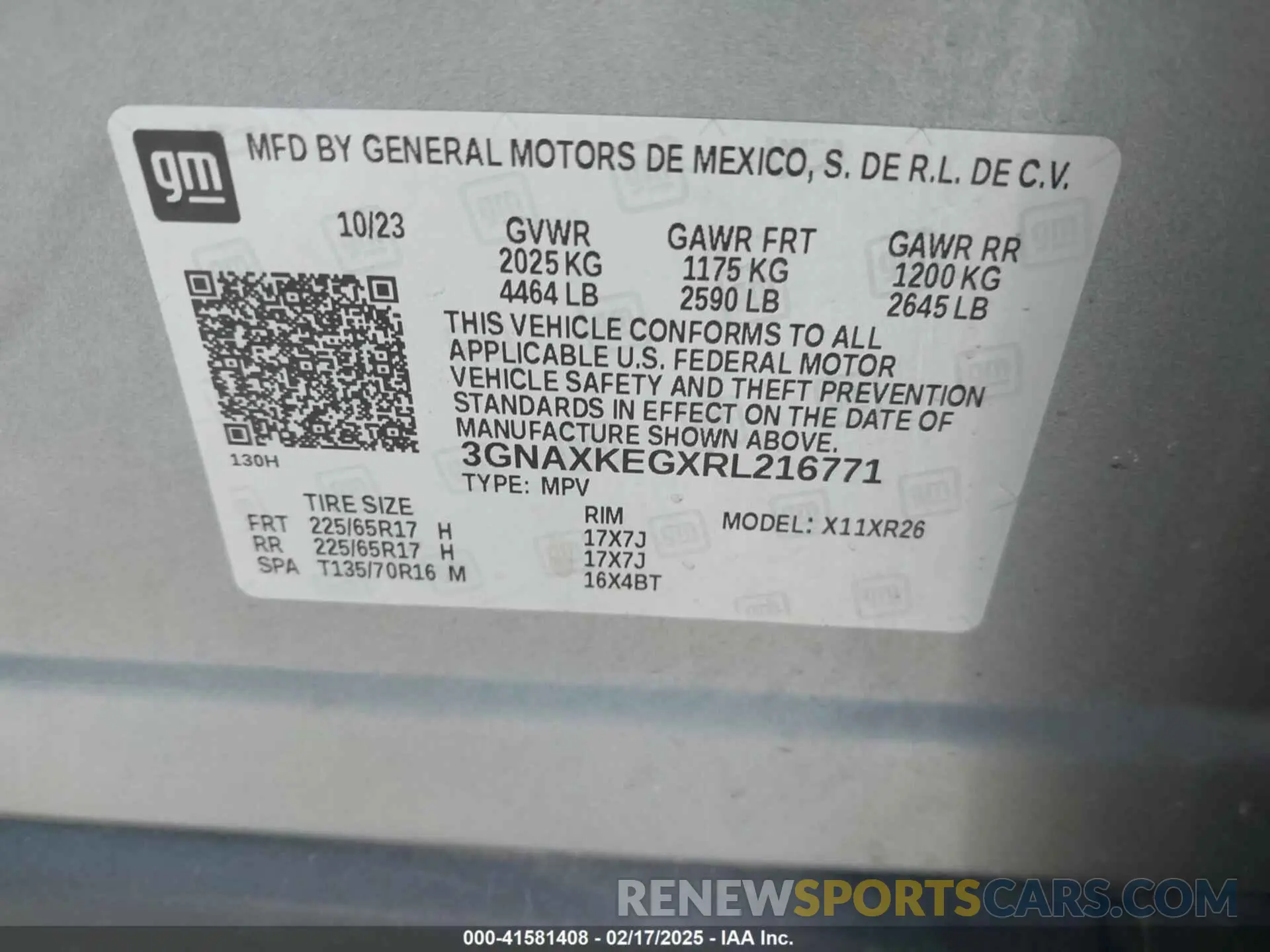 9 Photograph of a damaged car 3GNAXKEGXRL216771 CHEVROLET EQUINOX 2024