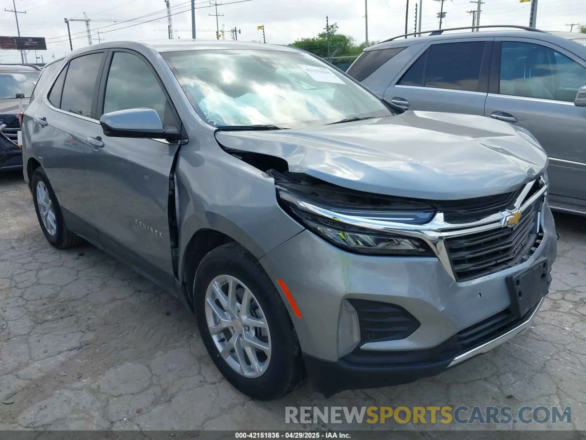 1 Photograph of a damaged car 3GNAXKEGXRL353449 CHEVROLET EQUINOX 2024