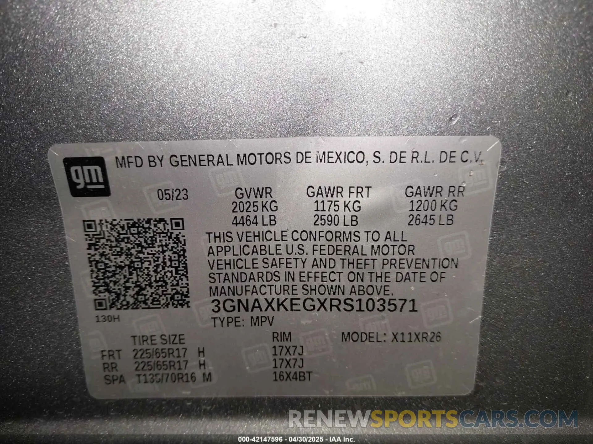 9 Photograph of a damaged car 3GNAXKEGXRS103571 CHEVROLET EQUINOX 2024