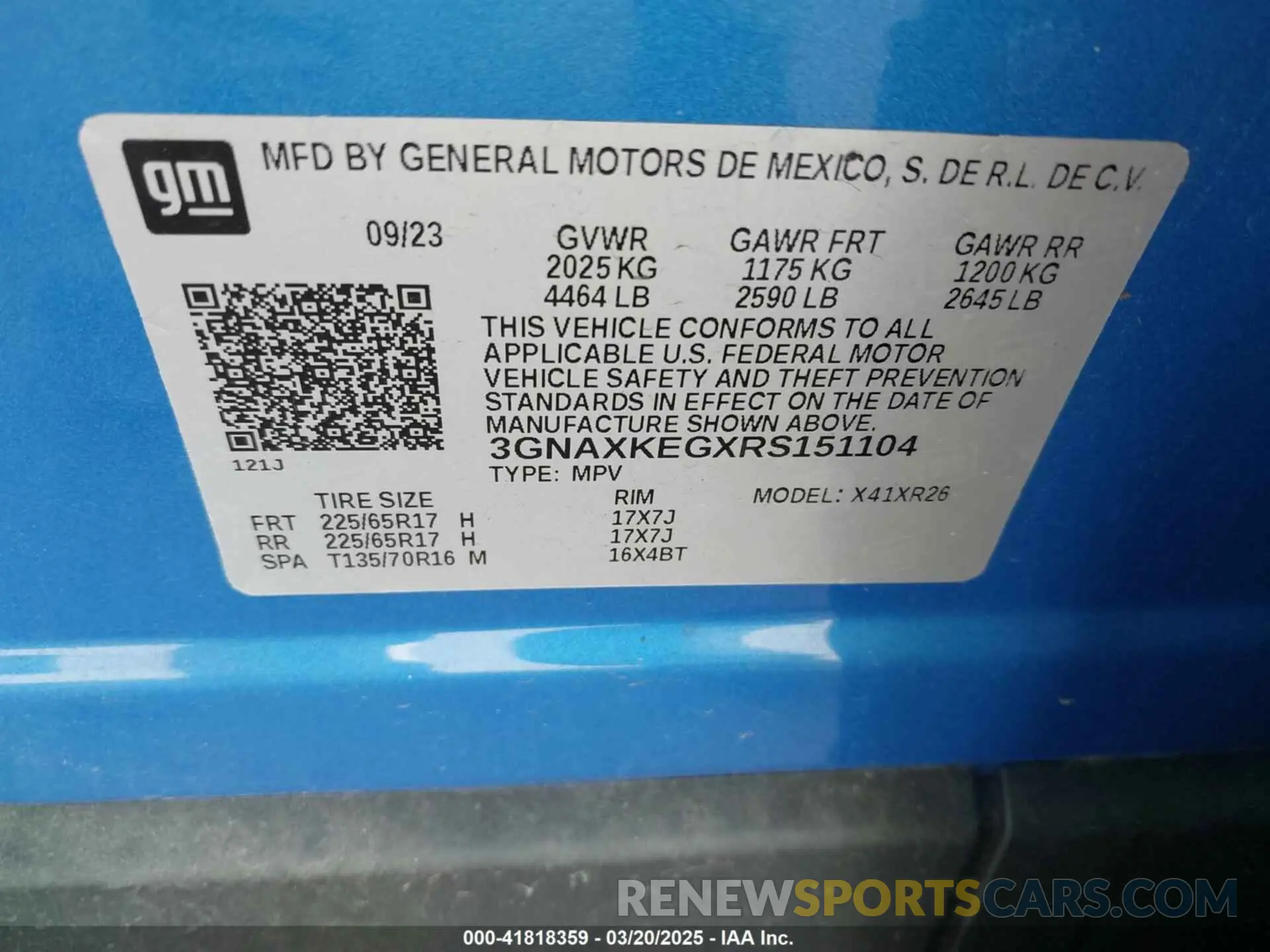9 Photograph of a damaged car 3GNAXKEGXRS151104 CHEVROLET EQUINOX 2024