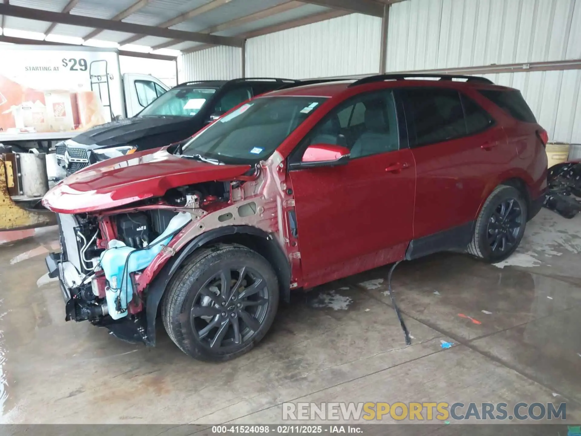 2 Photograph of a damaged car 3GNAXMEG5RS206537 CHEVROLET EQUINOX 2024