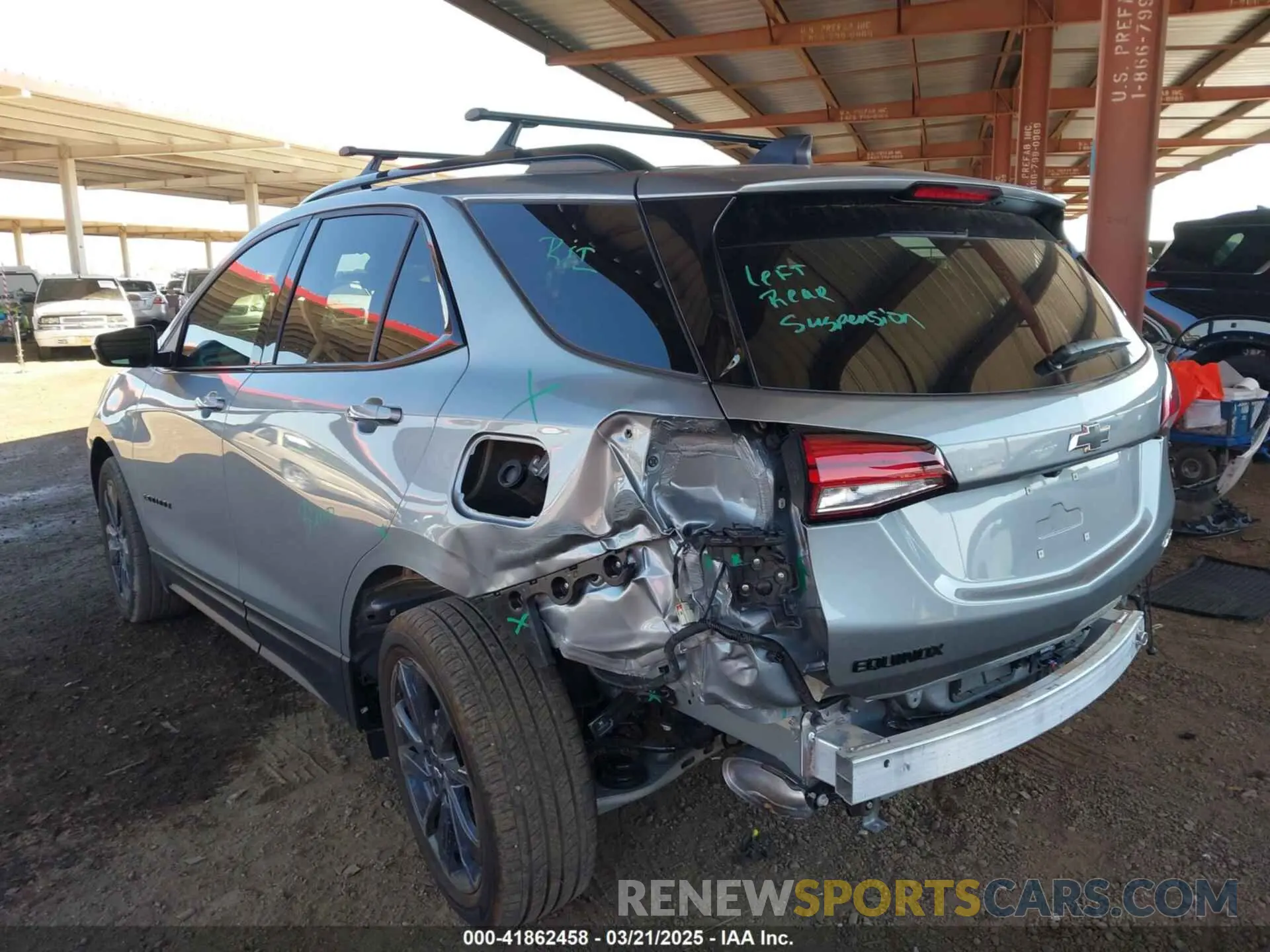 3 Photograph of a damaged car 3GNAXMEG6RS165691 CHEVROLET EQUINOX 2024