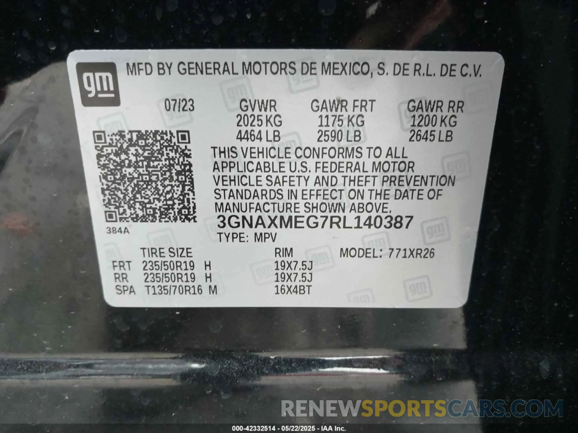9 Photograph of a damaged car 3GNAXMEG7RL140387 CHEVROLET EQUINOX 2024