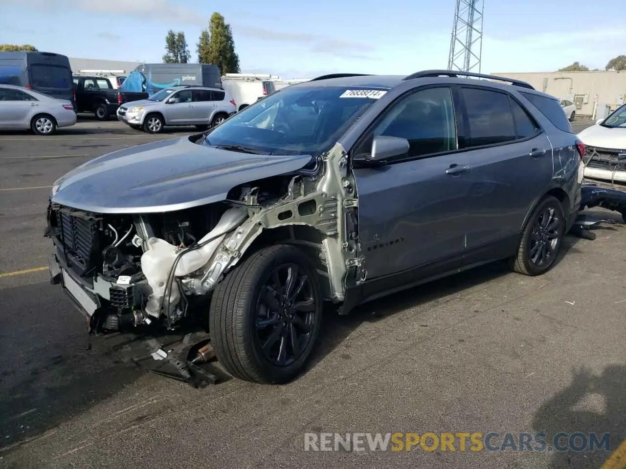 1 Photograph of a damaged car 3GNAXMEG8RS235949 CHEVROLET EQUINOX 2024