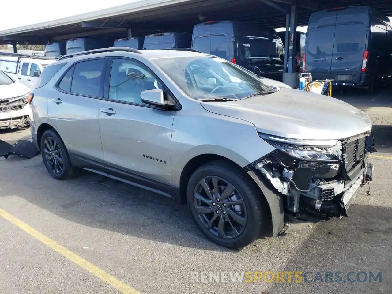 4 Photograph of a damaged car 3GNAXMEG8RS235949 CHEVROLET EQUINOX 2024
