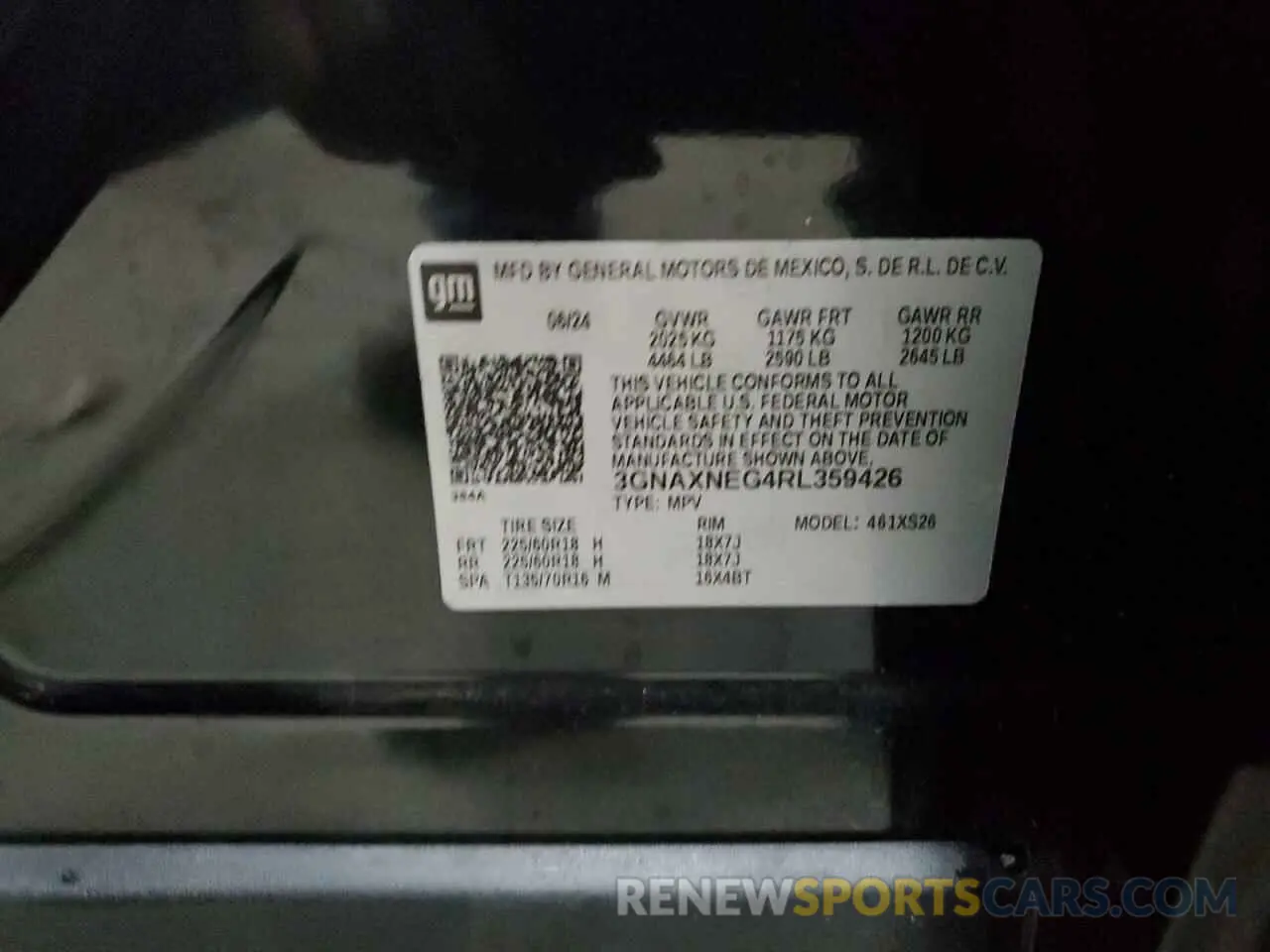 13 Photograph of a damaged car 3GNAXNEG4RL359426 CHEVROLET EQUINOX 2024
