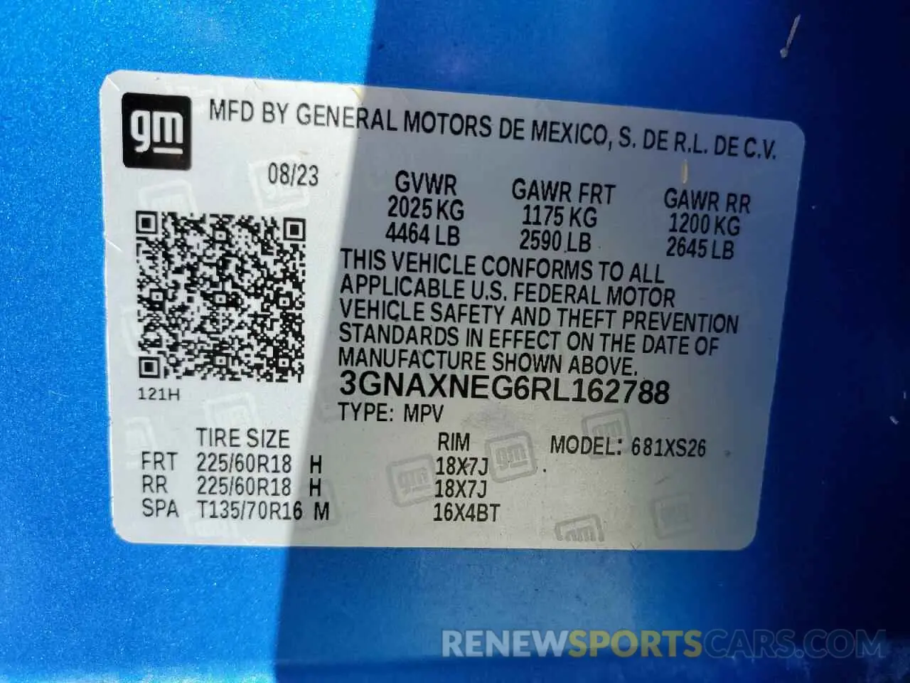 14 Photograph of a damaged car 3GNAXNEG6RL162788 CHEVROLET EQUINOX 2024