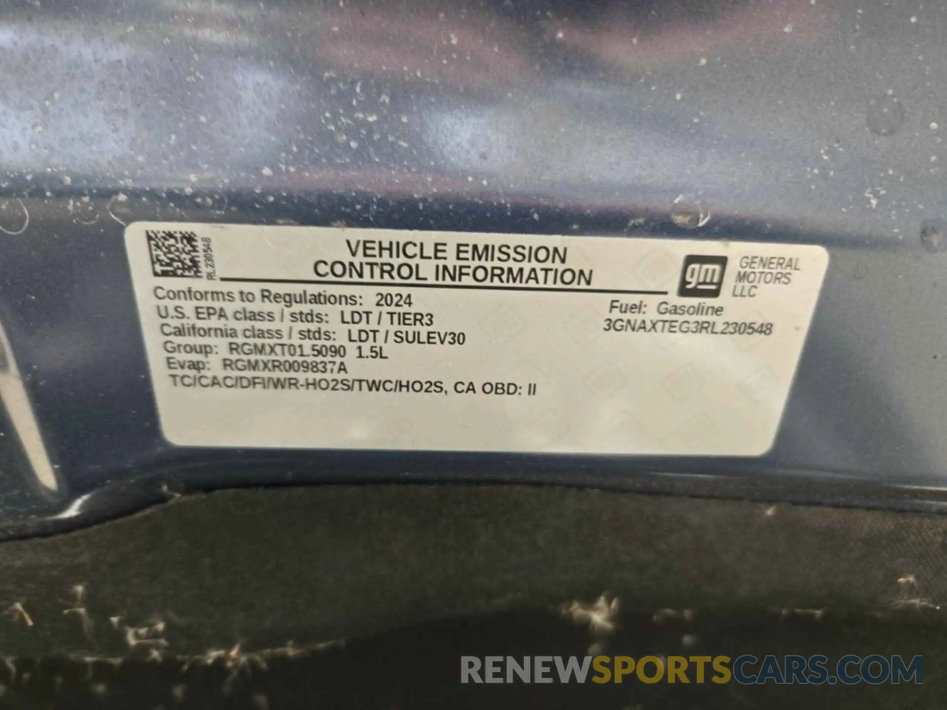 7 Photograph of a damaged car 3GNAXTEG3RL230548 CHEVROLET EQUINOX 2024