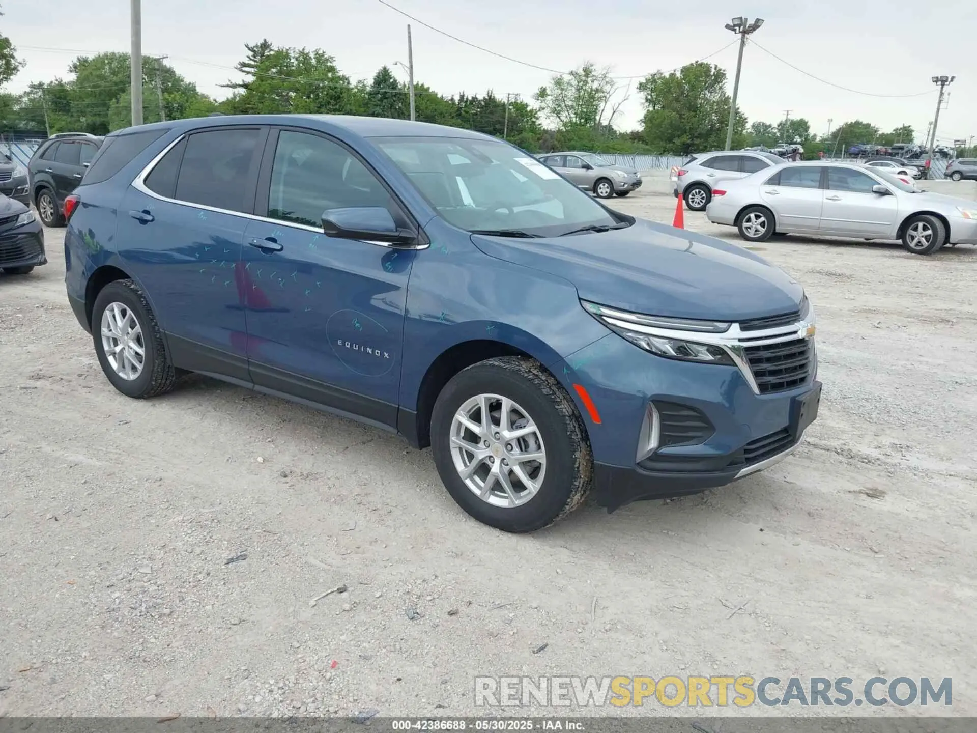 1 Photograph of a damaged car 3GNAXTEG8RL201496 CHEVROLET EQUINOX 2024