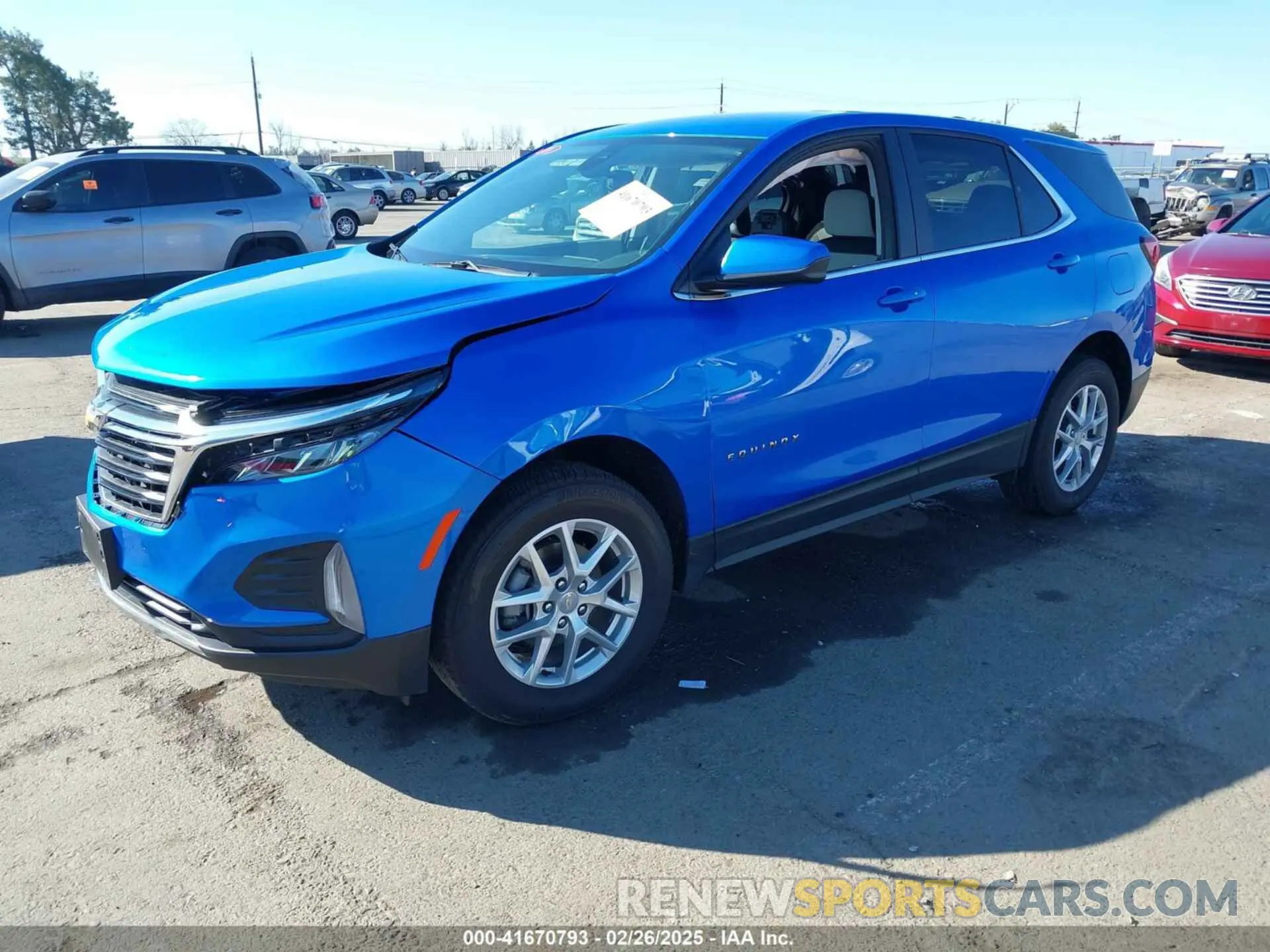 2 Photograph of a damaged car 3GNAXUEG0RL152090 CHEVROLET EQUINOX 2024