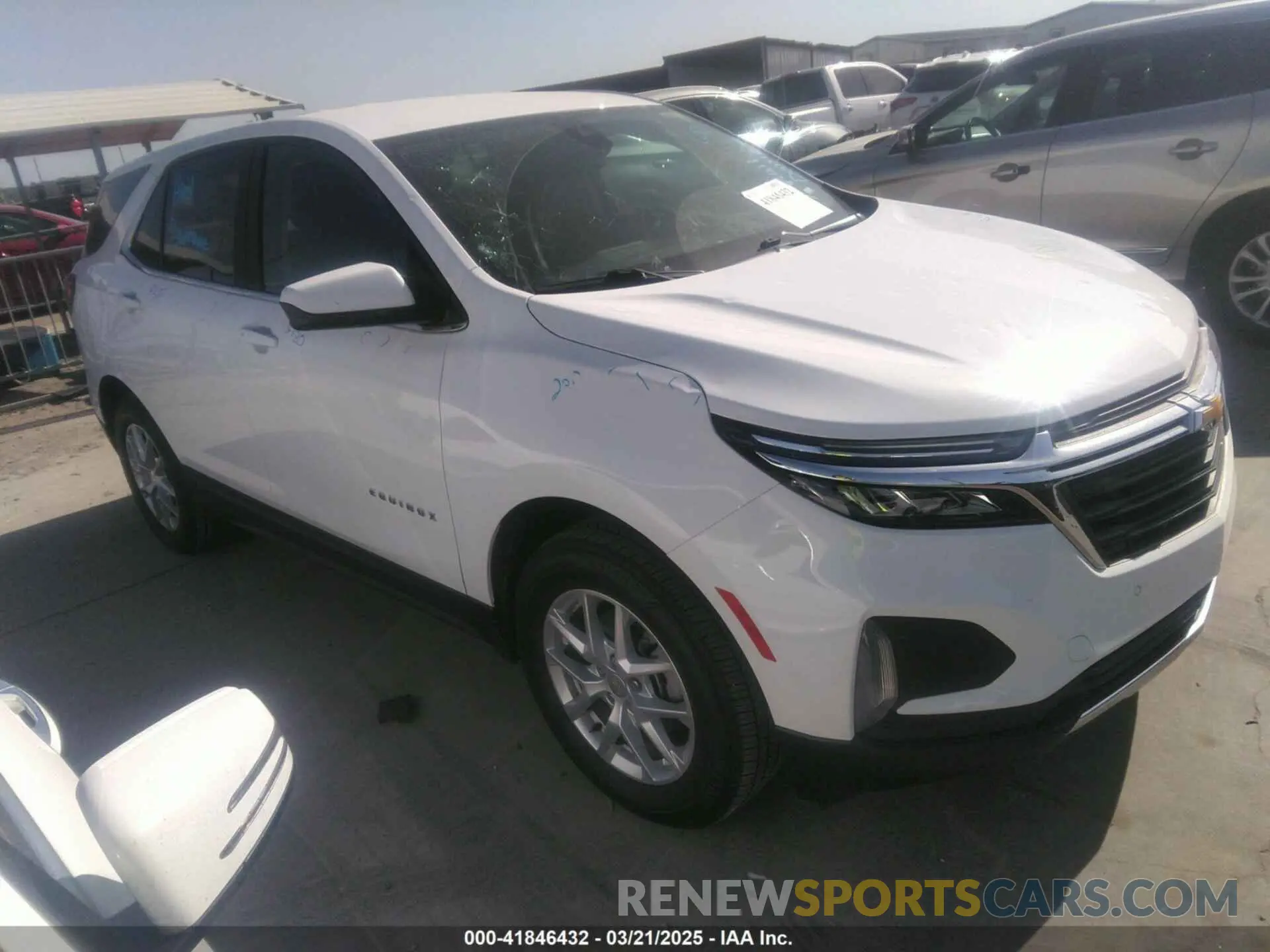 1 Photograph of a damaged car 3GNAXUEG1RL341105 CHEVROLET EQUINOX 2024