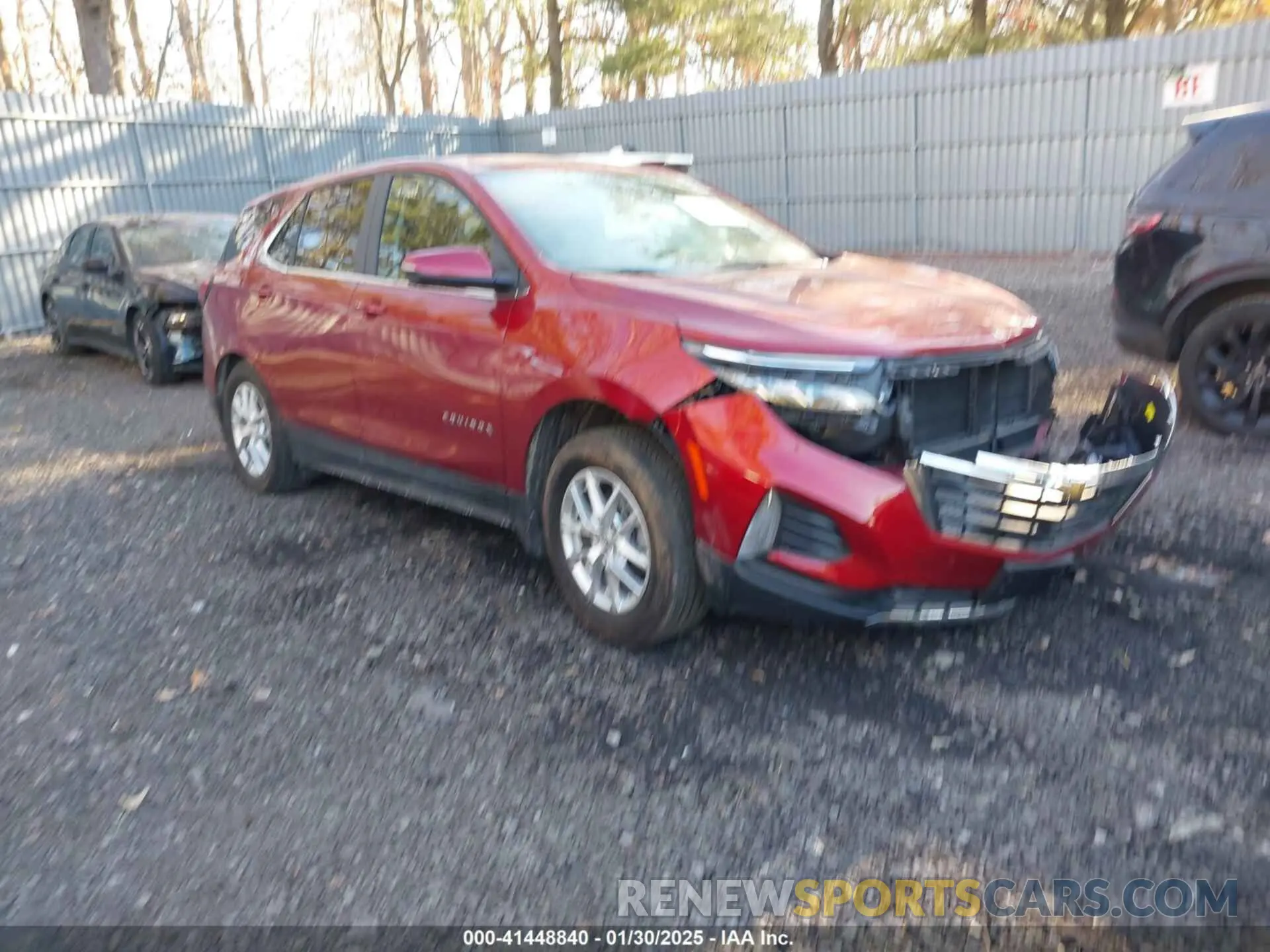1 Photograph of a damaged car 3GNAXUEG2RS243562 CHEVROLET EQUINOX 2024