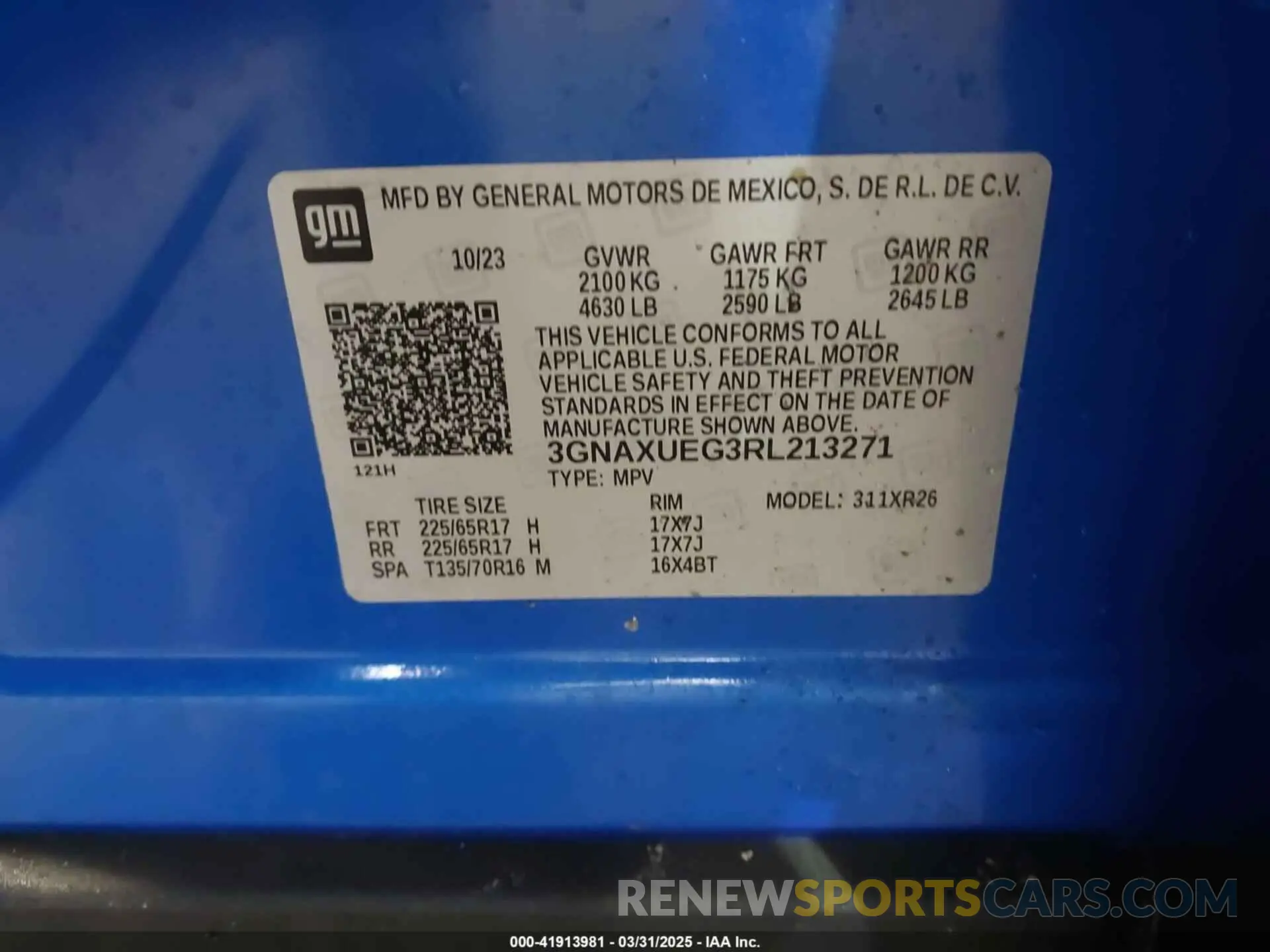 9 Photograph of a damaged car 3GNAXUEG3RL213271 CHEVROLET EQUINOX 2024