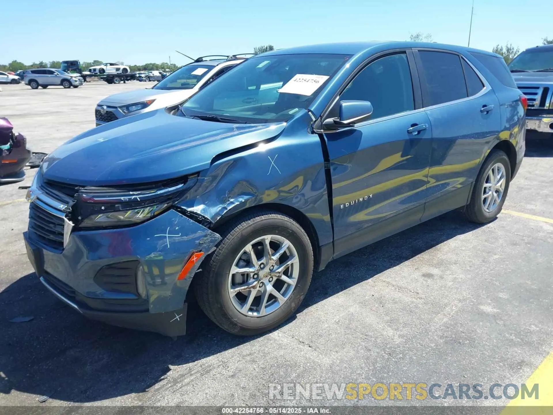 2 Photograph of a damaged car 3GNAXUEG3RL319753 CHEVROLET EQUINOX 2024