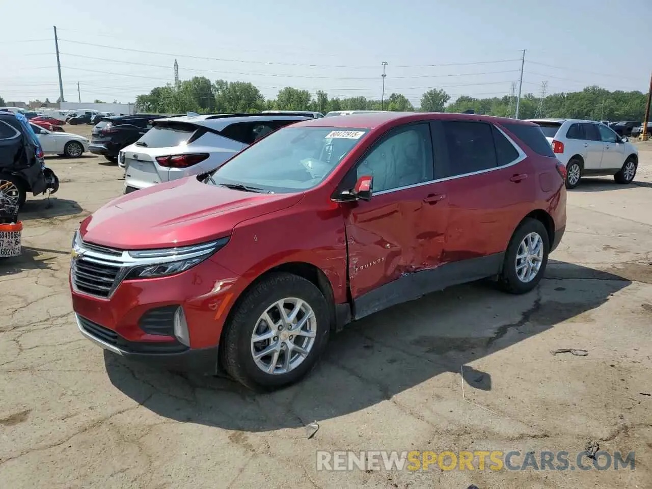 1 Photograph of a damaged car 3GNAXUEG5RL252623 CHEVROLET EQUINOX 2024