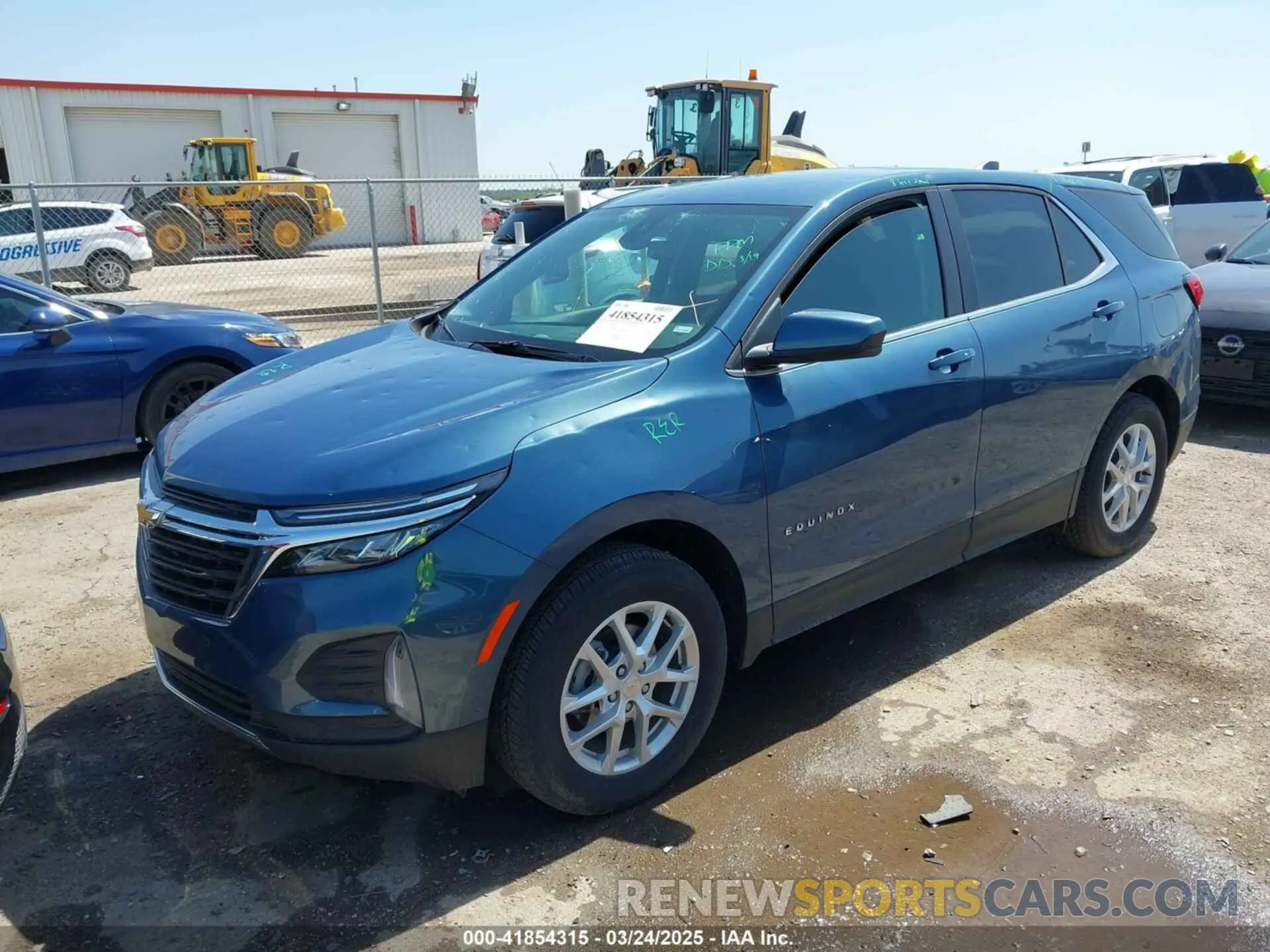 2 Photograph of a damaged car 3GNAXUEG6RL238262 CHEVROLET EQUINOX 2024