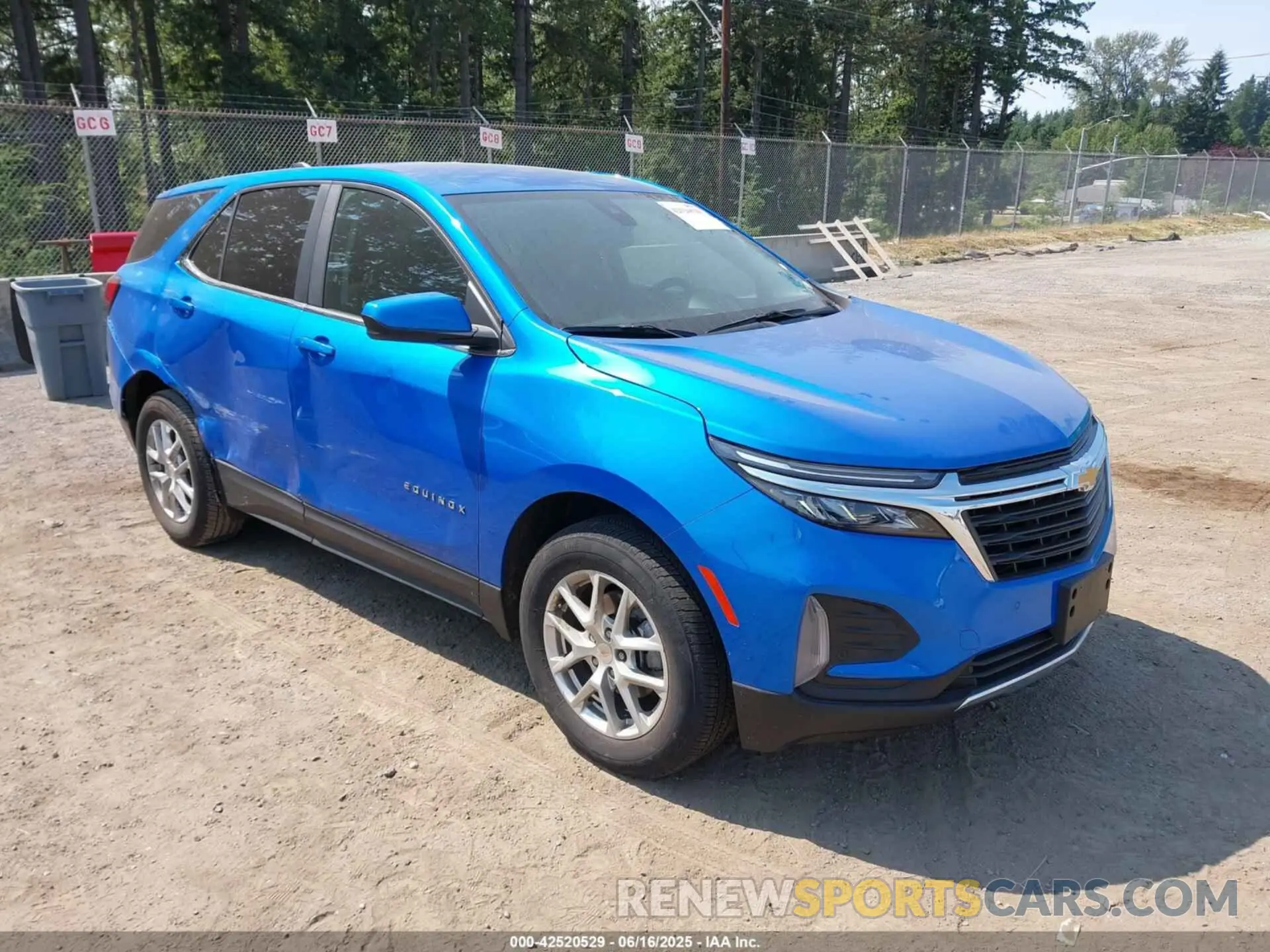 1 Photograph of a damaged car 3GNAXUEG6RS244987 CHEVROLET EQUINOX 2024