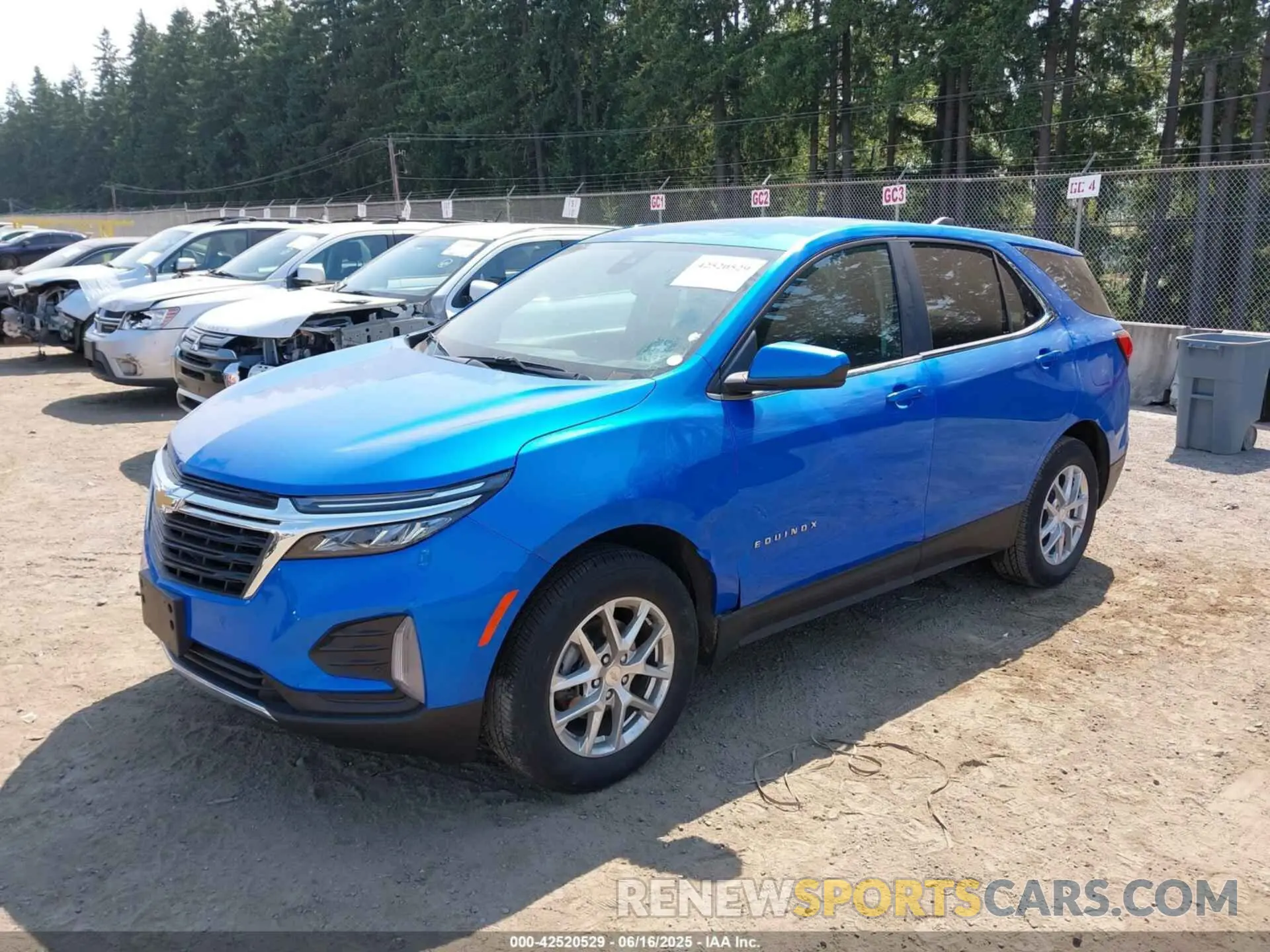 2 Photograph of a damaged car 3GNAXUEG6RS244987 CHEVROLET EQUINOX 2024