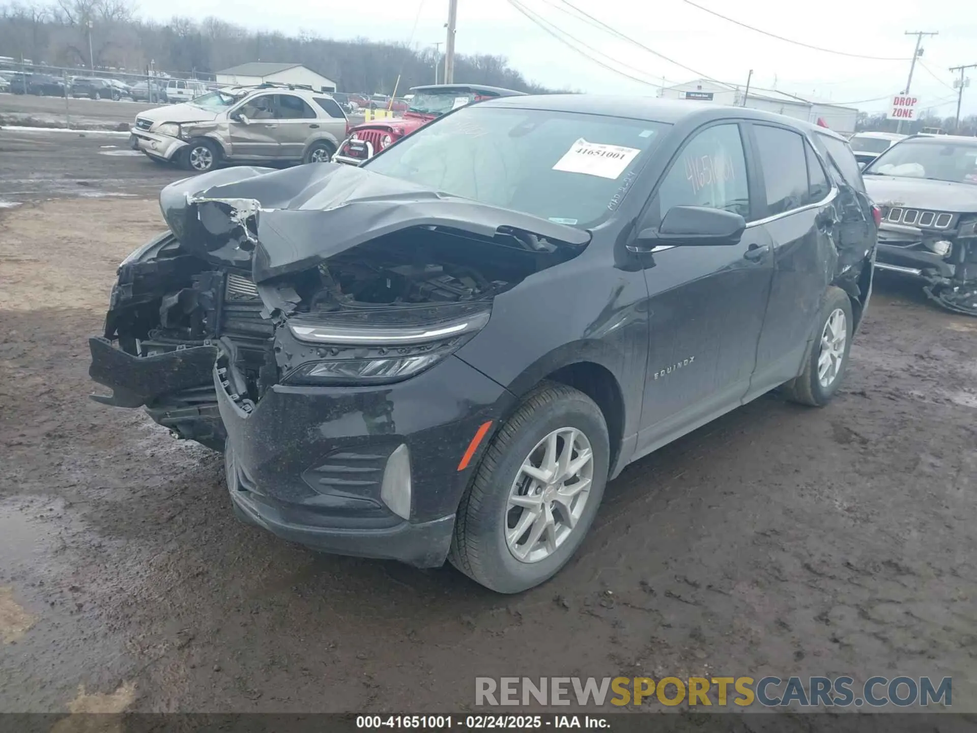 2 Photograph of a damaged car 3GNAXUEG8RL101890 CHEVROLET EQUINOX 2024