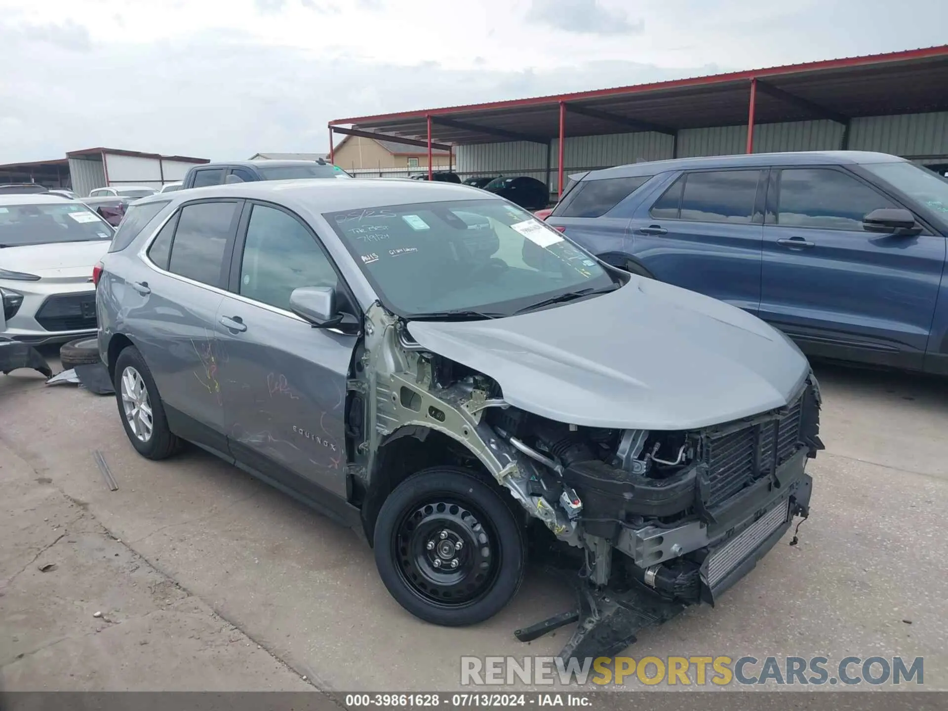 1 Photograph of a damaged car 3GNAXUEG8RL244287 CHEVROLET EQUINOX 2024