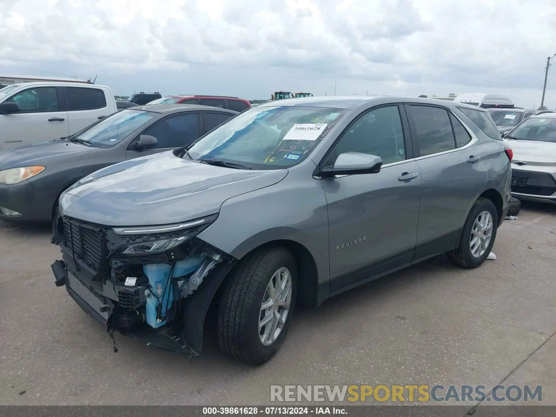 2 Photograph of a damaged car 3GNAXUEG8RL244287 CHEVROLET EQUINOX 2024