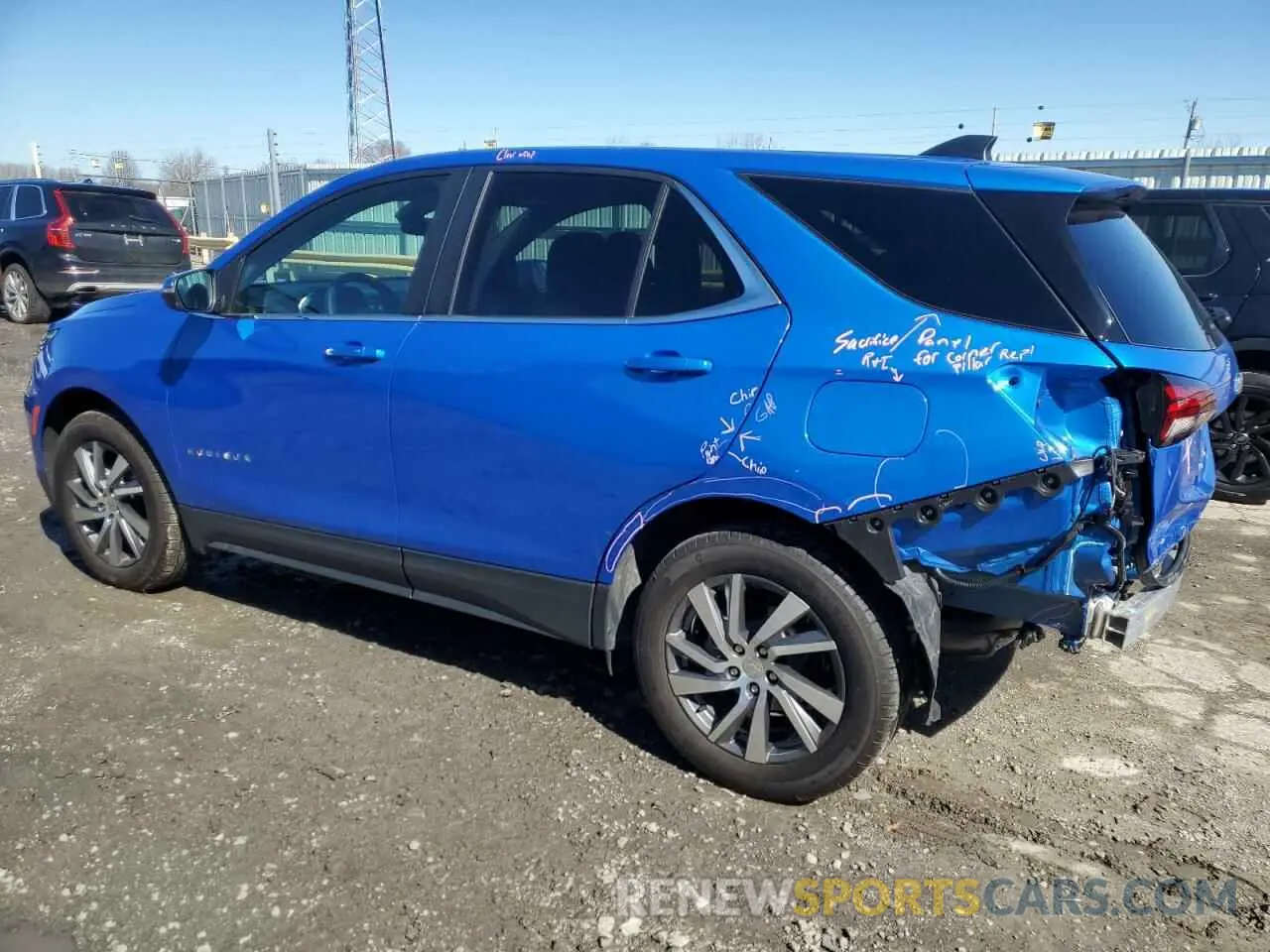 2 Photograph of a damaged car 3GNAXUEG8RS242240 CHEVROLET EQUINOX 2024