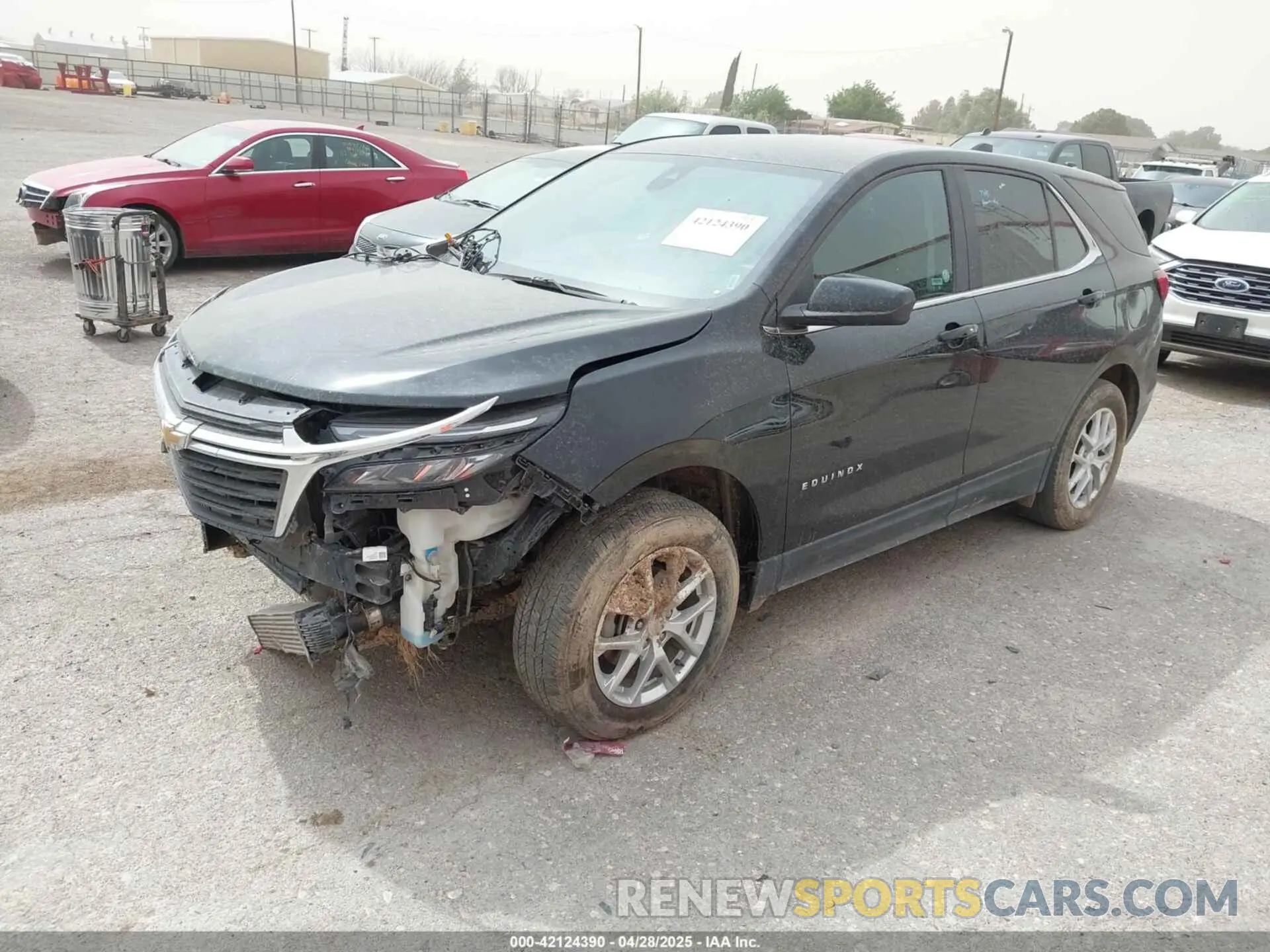 2 Photograph of a damaged car 3GNAXUEG9RL244296 CHEVROLET EQUINOX 2024