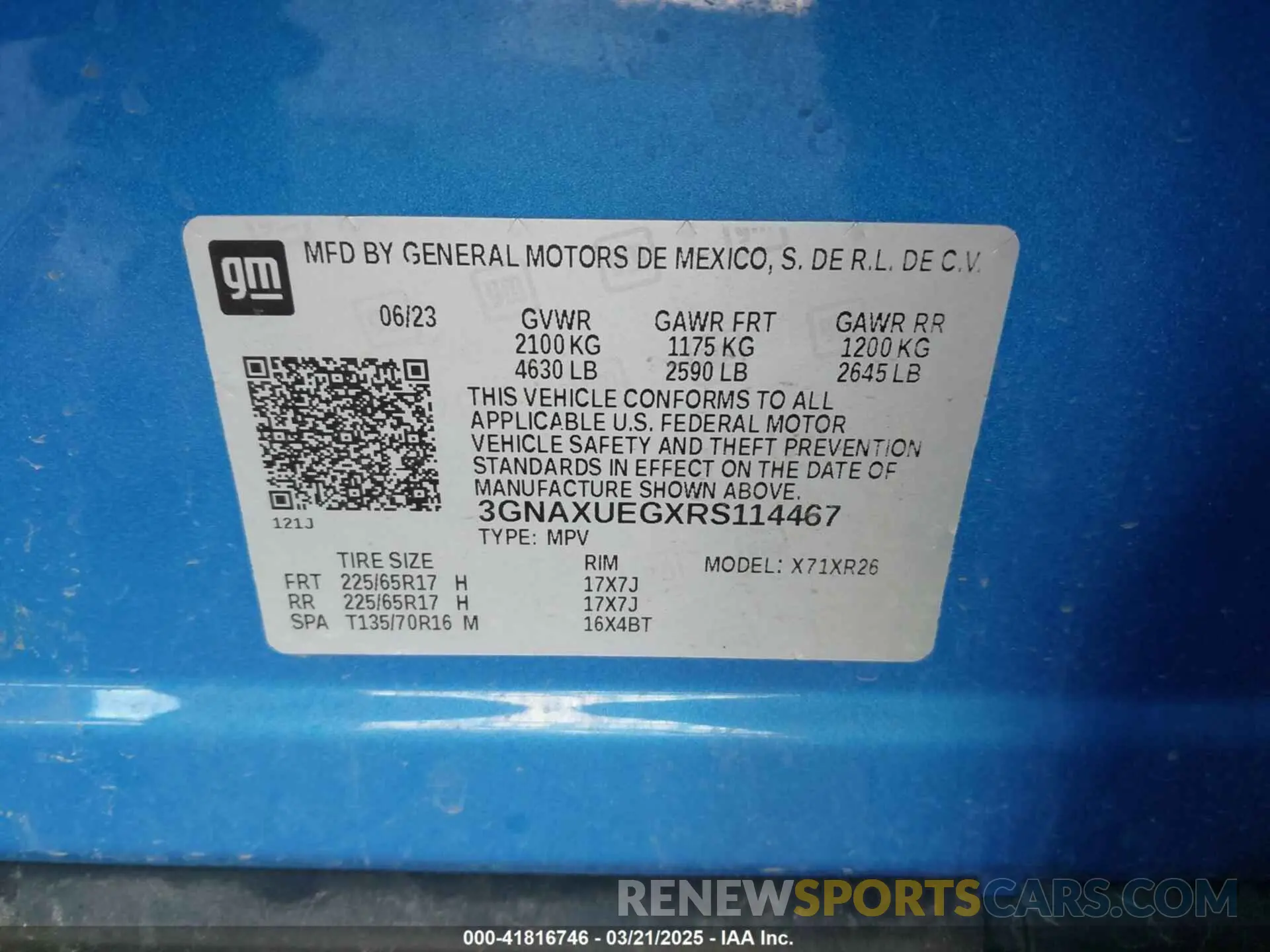 9 Photograph of a damaged car 3GNAXUEGXRS114467 CHEVROLET EQUINOX 2024