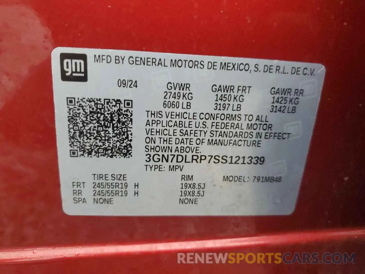 14 Photograph of a damaged car 3GN7DLRP7SS121339 CHEVROLET EQUINOX 2025