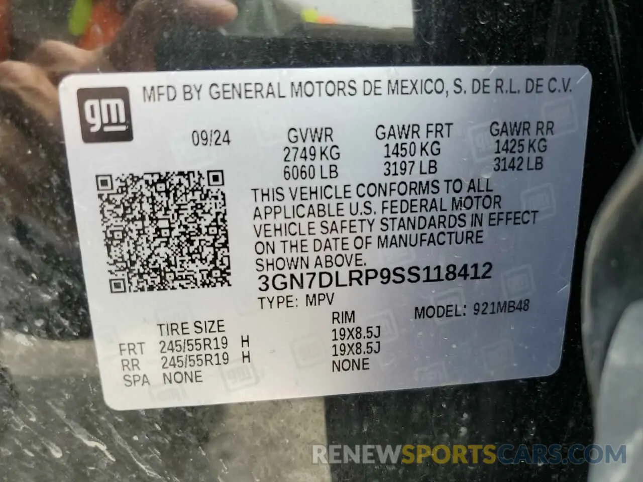 13 Photograph of a damaged car 3GN7DLRP9SS118412 CHEVROLET EQUINOX 2025