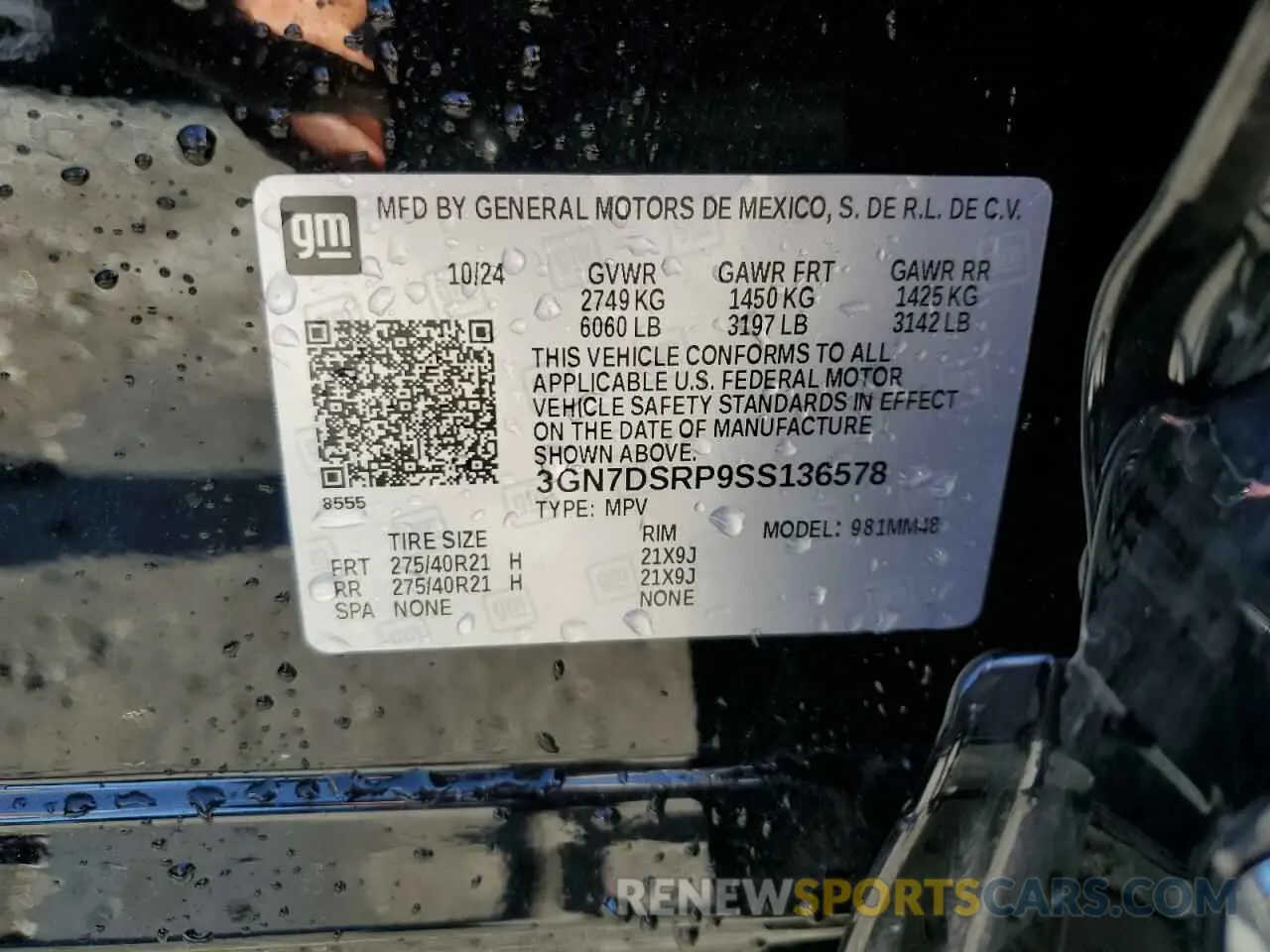 14 Photograph of a damaged car 3GN7DSRP9SS136578 CHEVROLET EQUINOX 2025