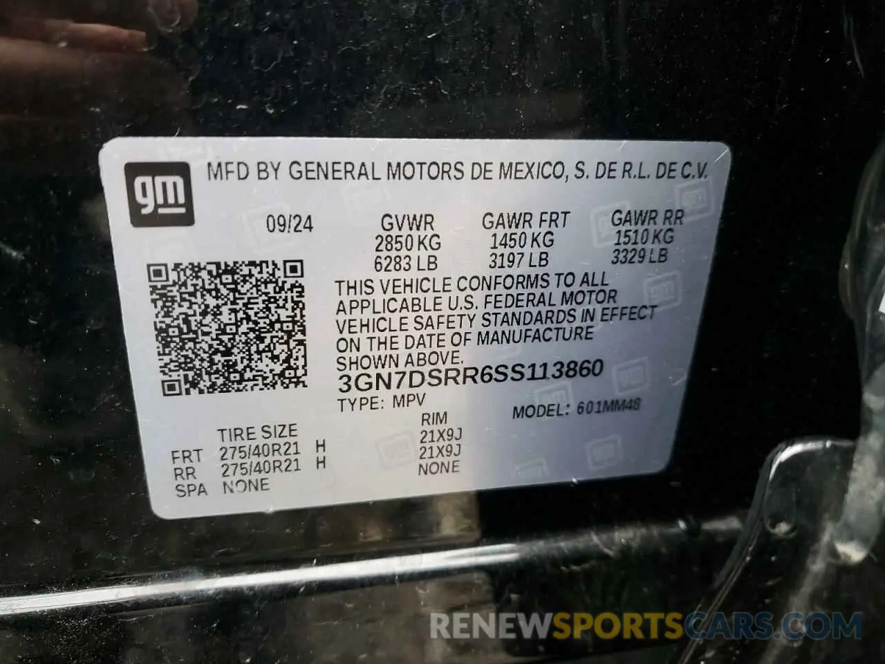 14 Photograph of a damaged car 3GN7DSRR6SS113860 CHEVROLET EQUINOX 2025