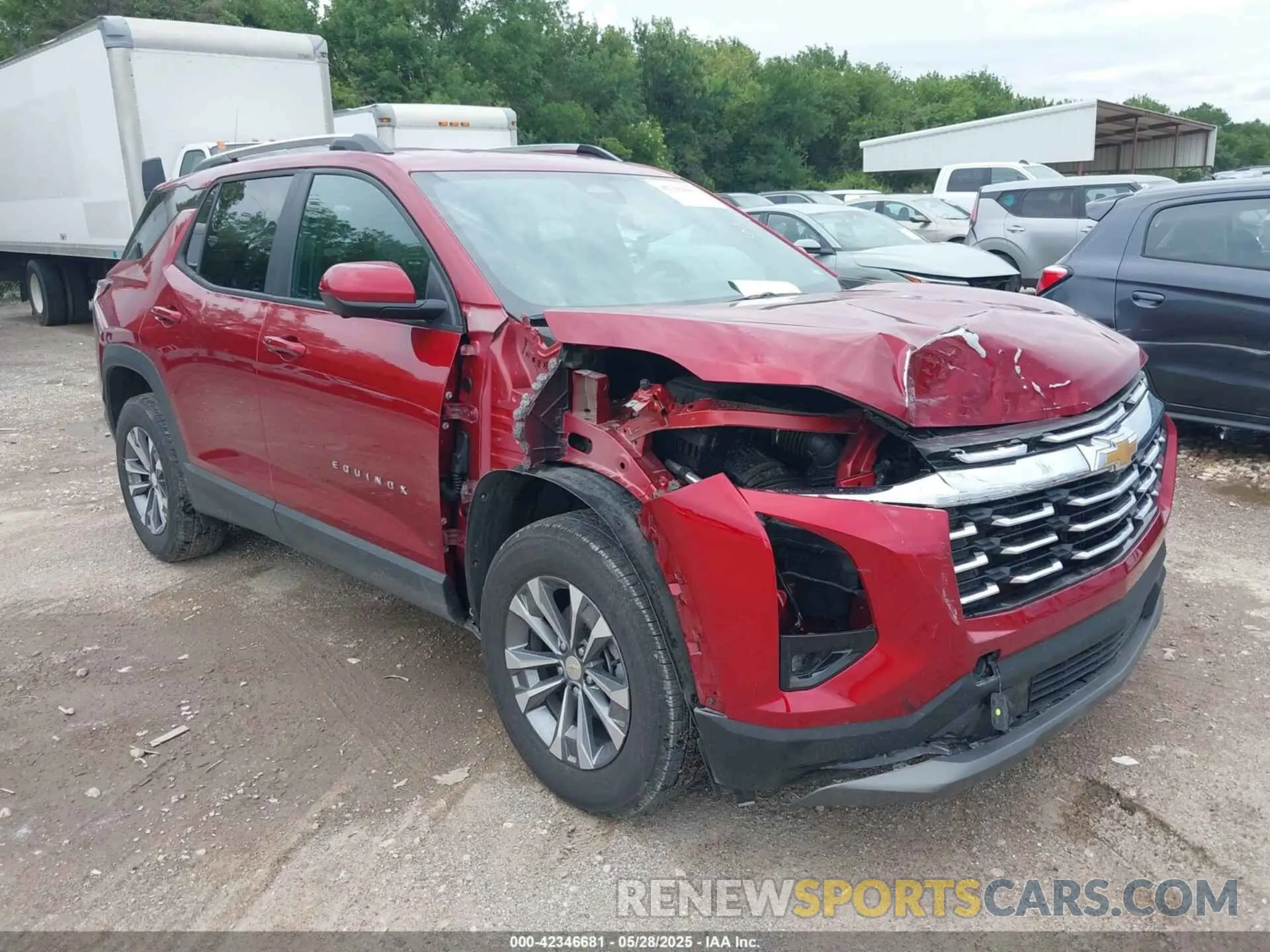 1 Photograph of a damaged car 3GNAXHEG0SL201530 CHEVROLET EQUINOX 2025