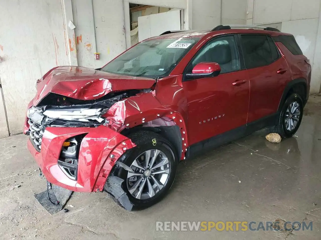 1 Photograph of a damaged car 3GNAXHEG0SL209403 CHEVROLET EQUINOX 2025