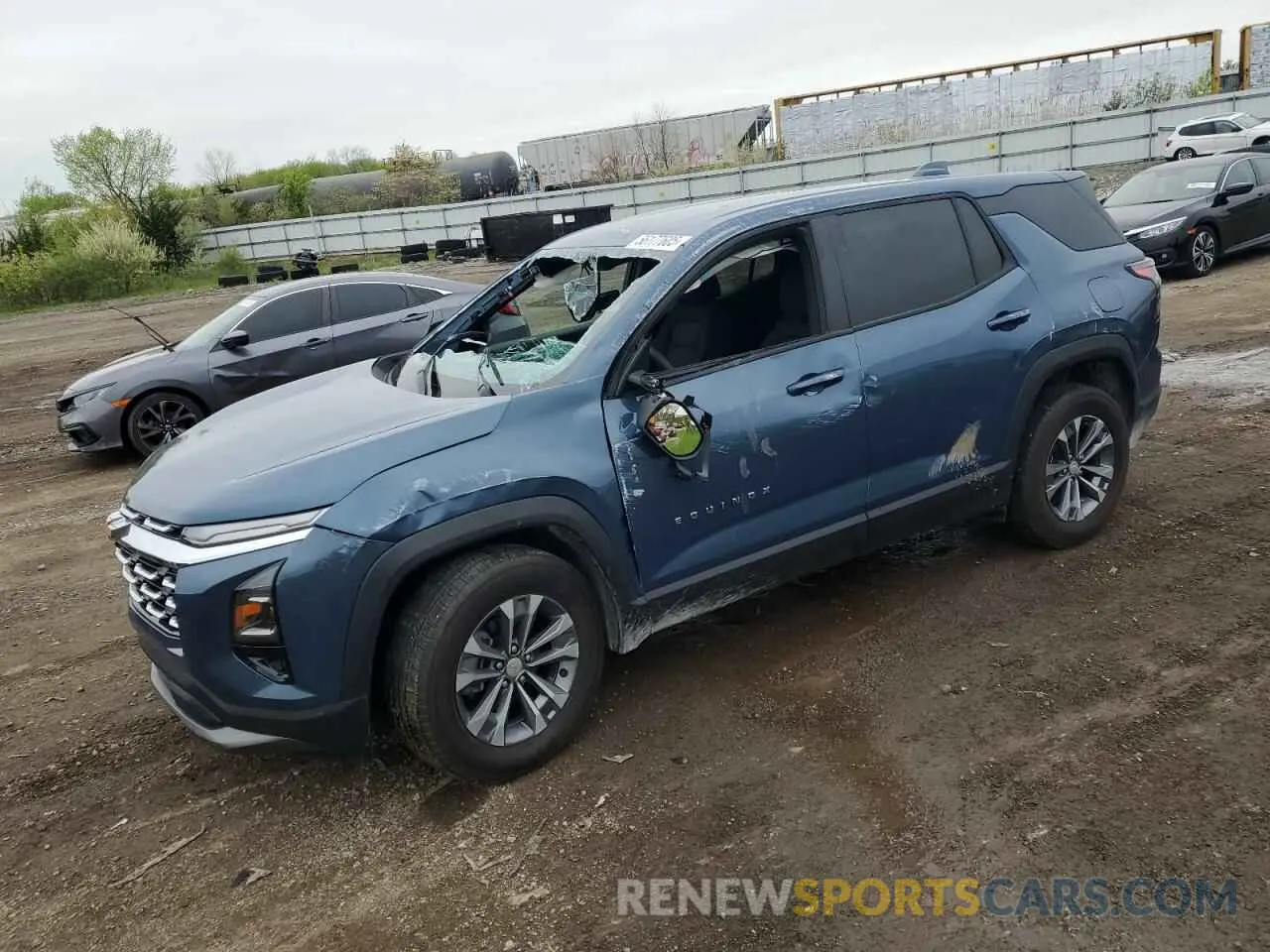 1 Photograph of a damaged car 3GNAXHEG1SL104286 CHEVROLET EQUINOX 2025