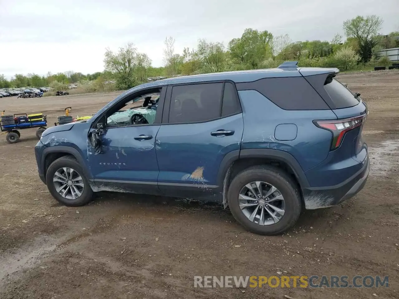 2 Photograph of a damaged car 3GNAXHEG1SL104286 CHEVROLET EQUINOX 2025