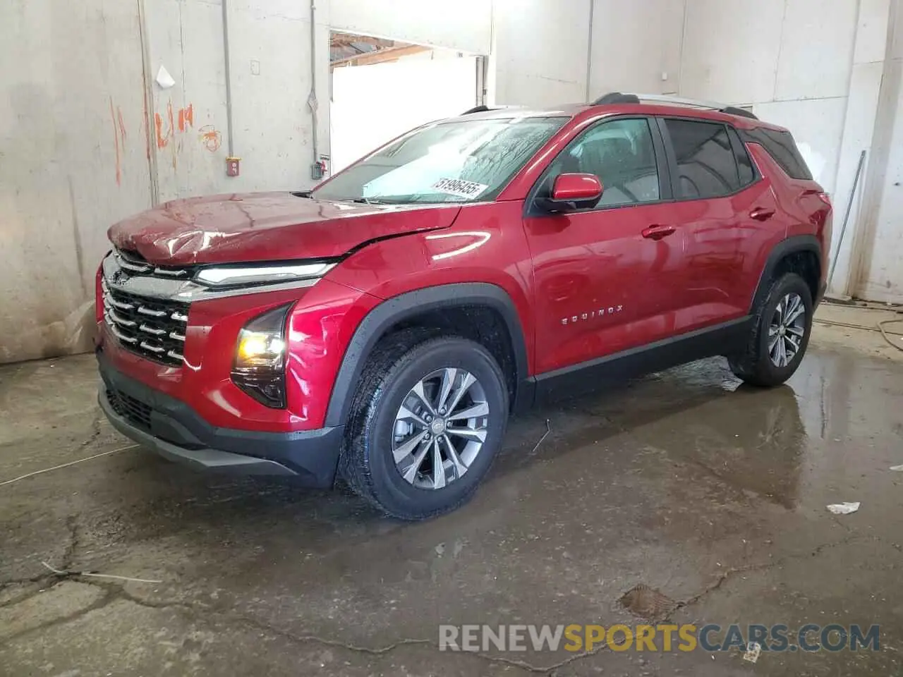 1 Photograph of a damaged car 3GNAXHEG1SL139796 CHEVROLET EQUINOX 2025